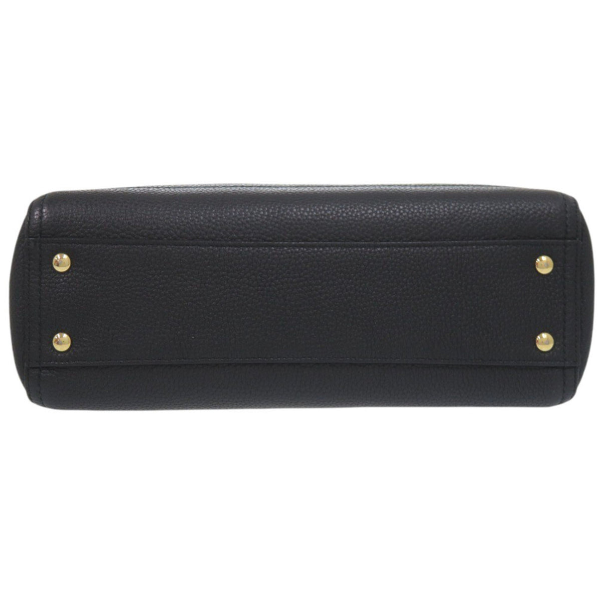 Salvatore Ferragamo Black Leather Shoulder Bag (Pre-Owned)