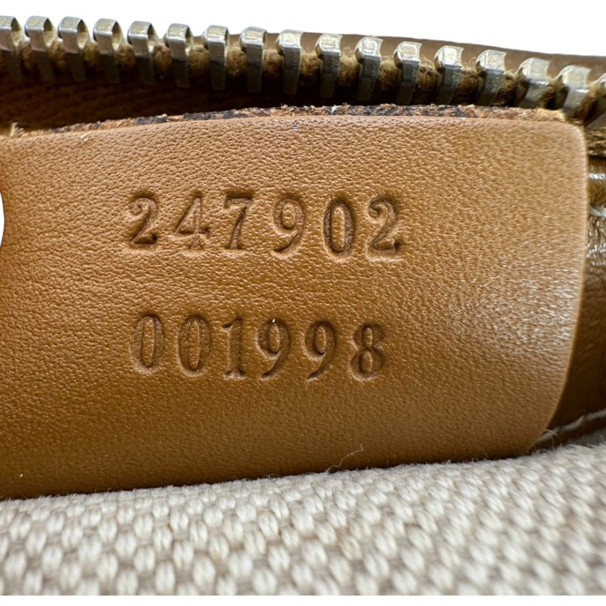 Gucci Beige Brown Canvas Shoulder Bag Tote Bag (Pre-Owned)