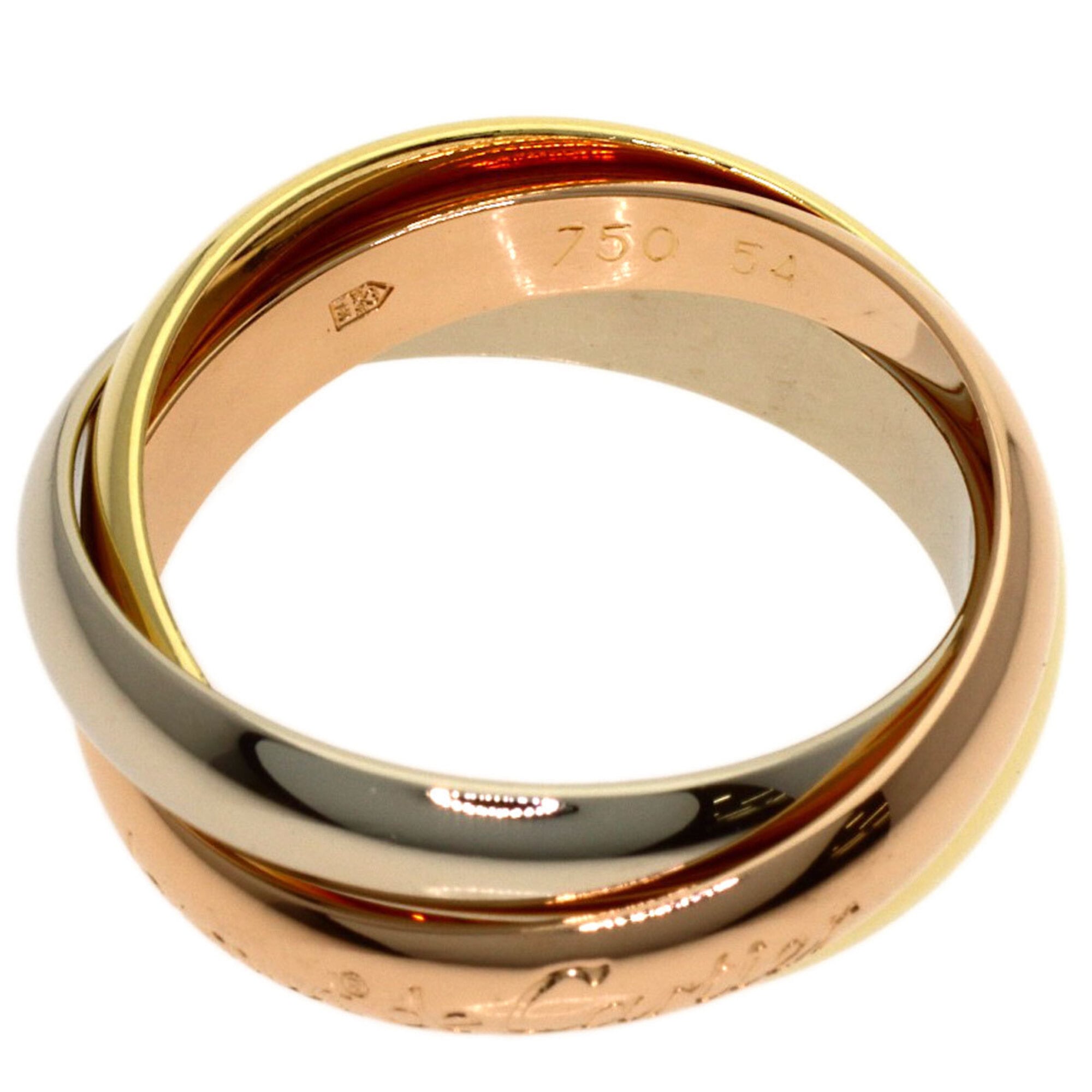Cartier Yellow Gold (18K) Pink Gold (18K) White Gold (18K) Band Ring (Pre-Owned)