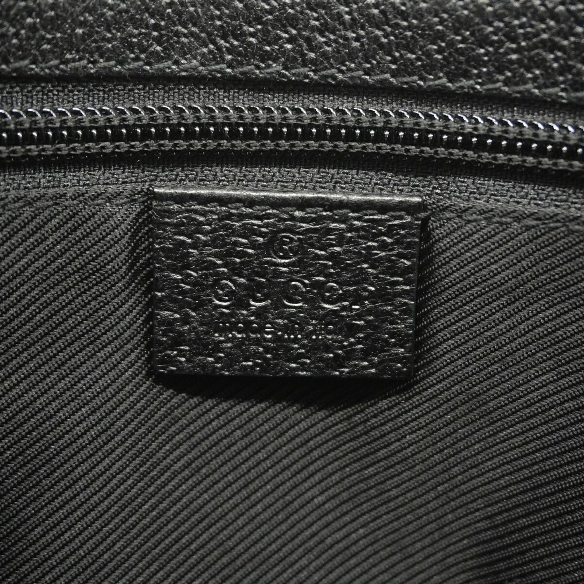 Gucci Black Canvas Shoulder Bag (Pre-Owned)
