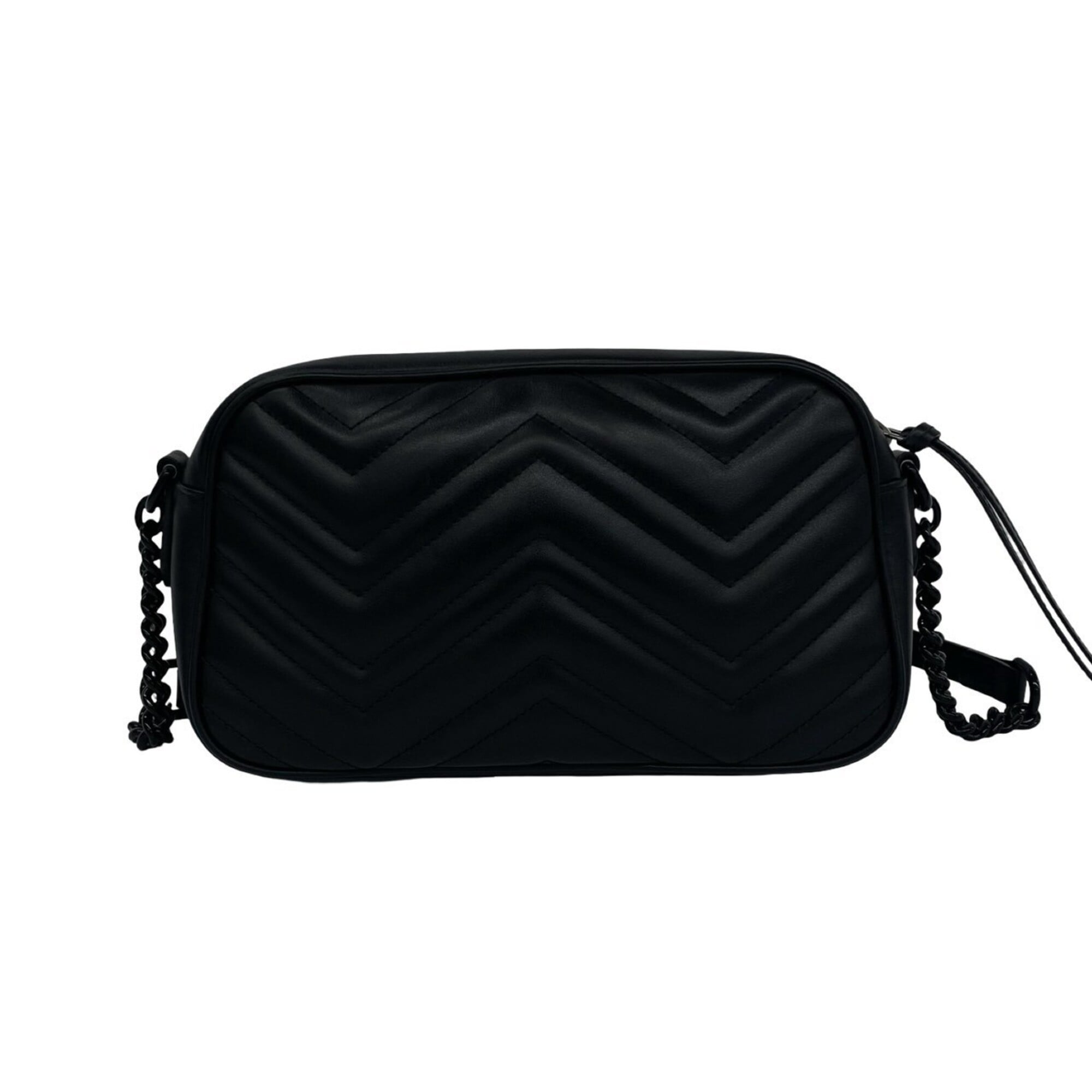 Gucci Black Leather Pochette Shoulder Bag (Pre-Owned)