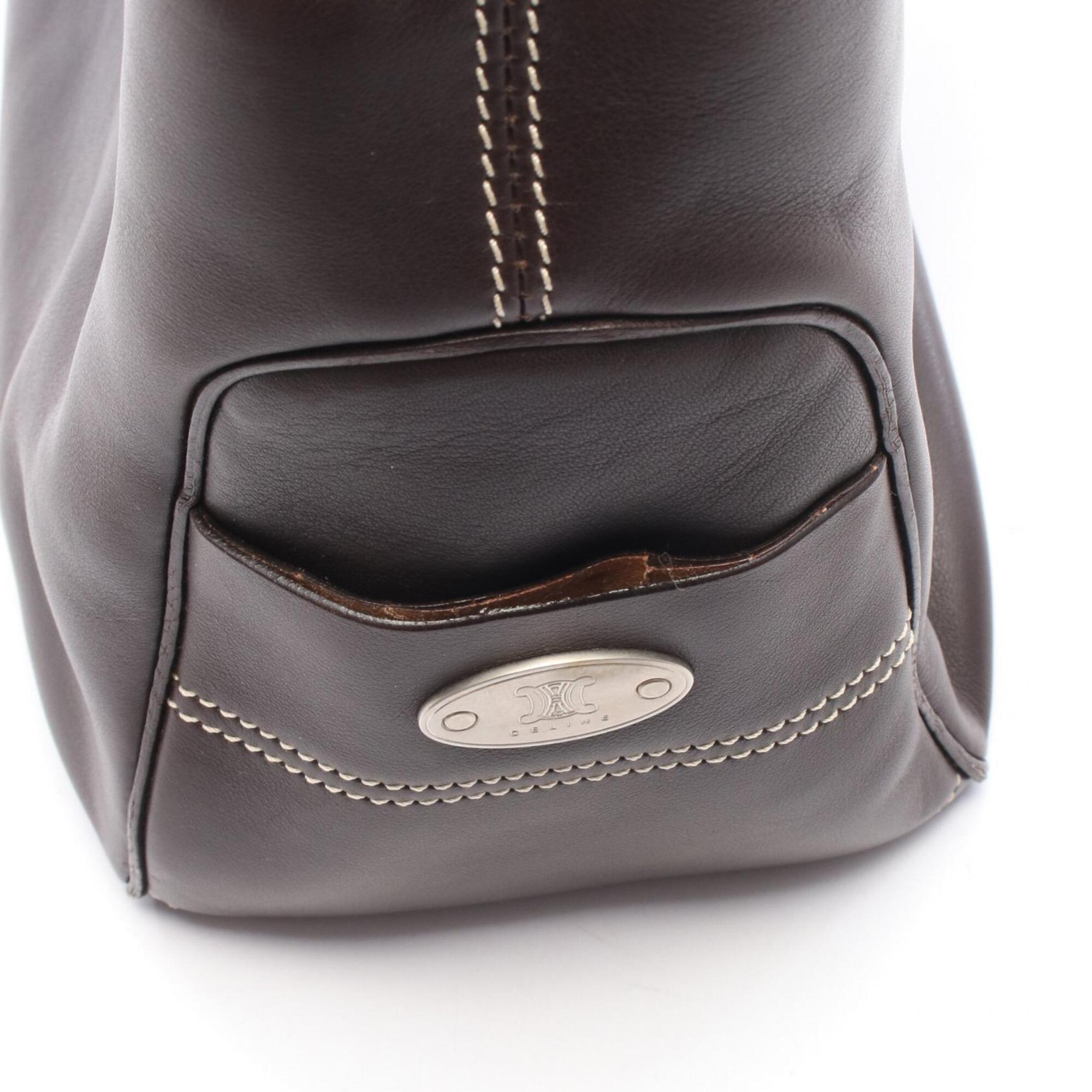 Celine Brown Leather Handbag (Pre-Owned)
