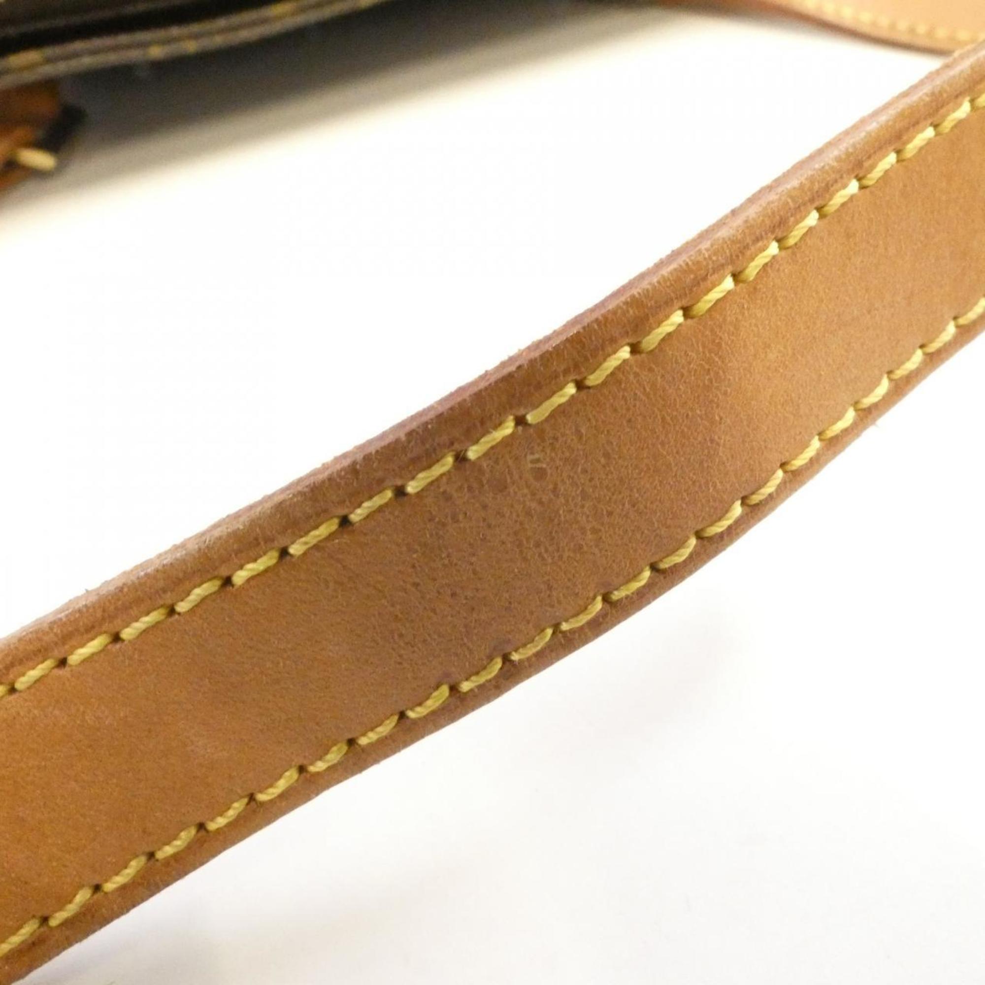Louis Vuitton Marron Coated Canvas Handbag (Pre-Owned)