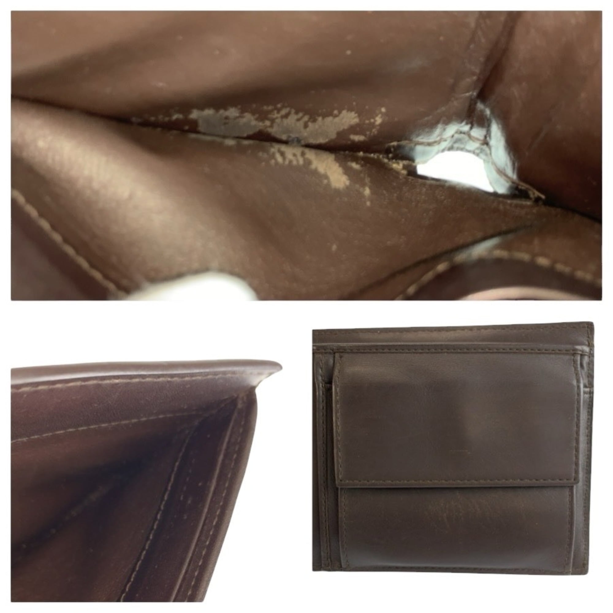 Bottega Veneta Brown Intrecciato Wallet (Bi-Fold) (Pre-Owned)