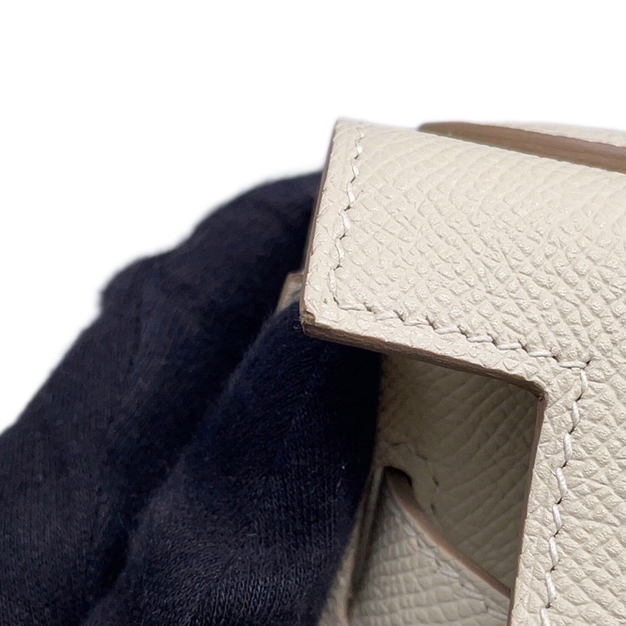 Hermes Beige Ivory Epsom Leather Handbag (Pre-Owned)