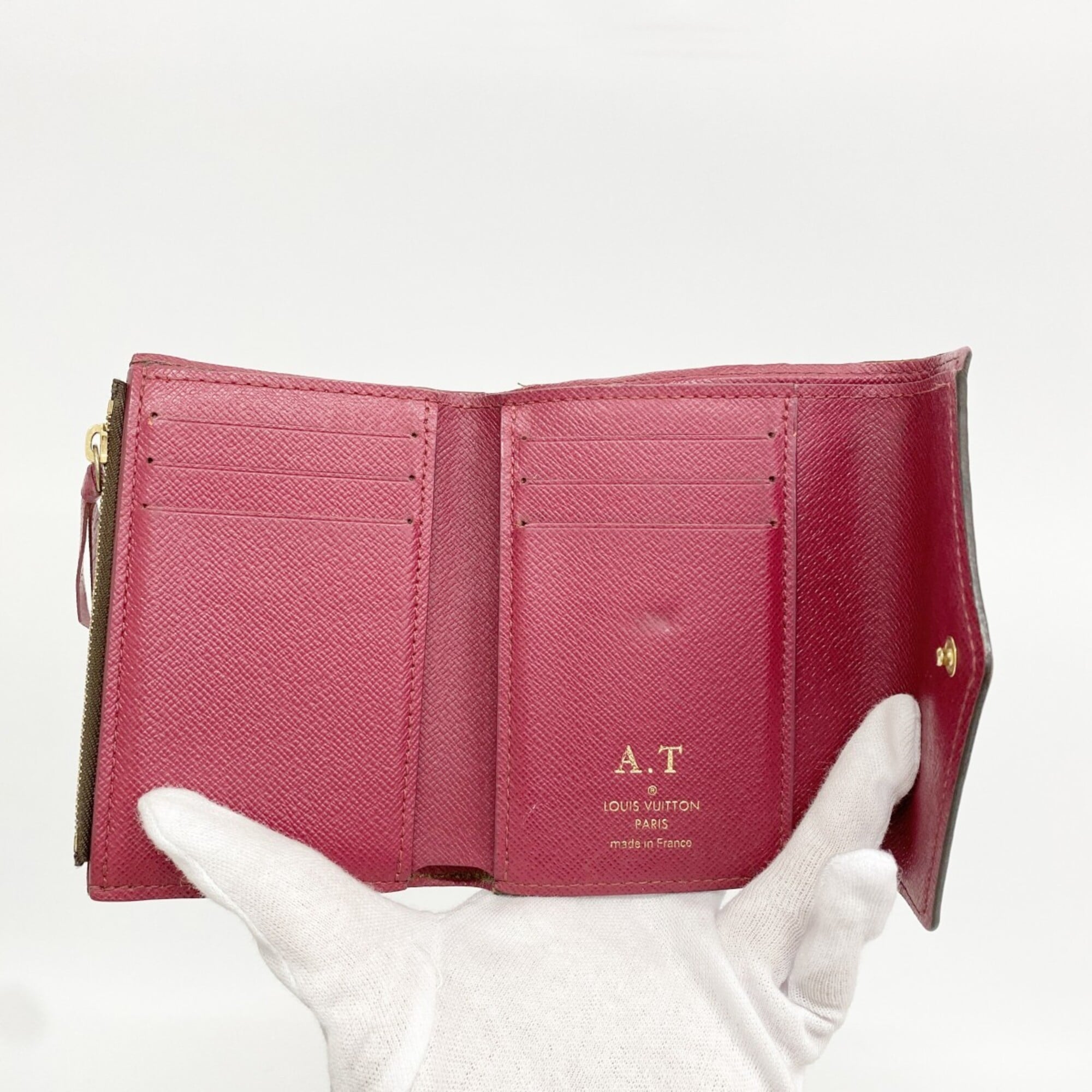 Louis Vuitton Fuchsia Wallet (Tri-Fold) (Pre-Owned)