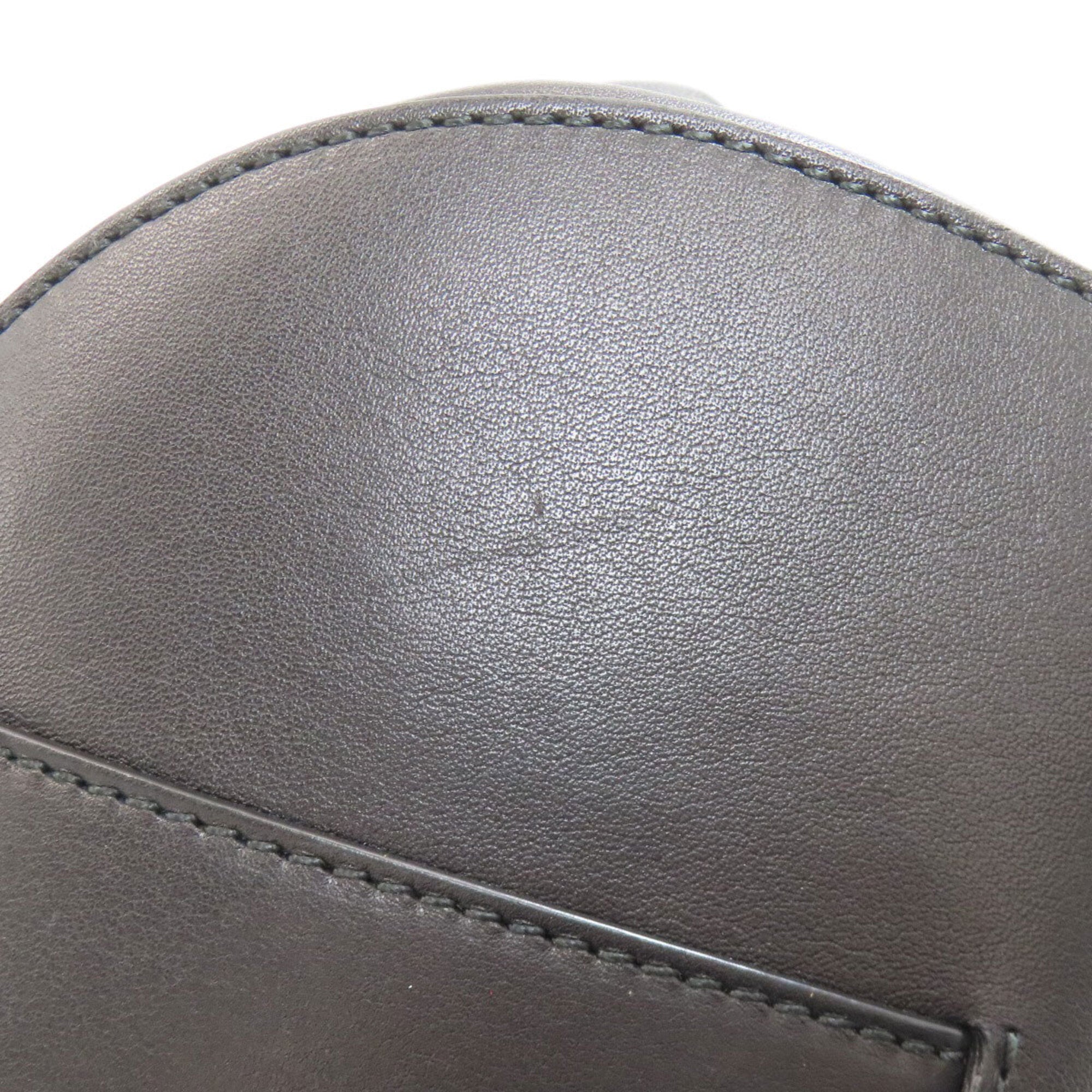Bally Black Leather Backpack (Pre-Owned)