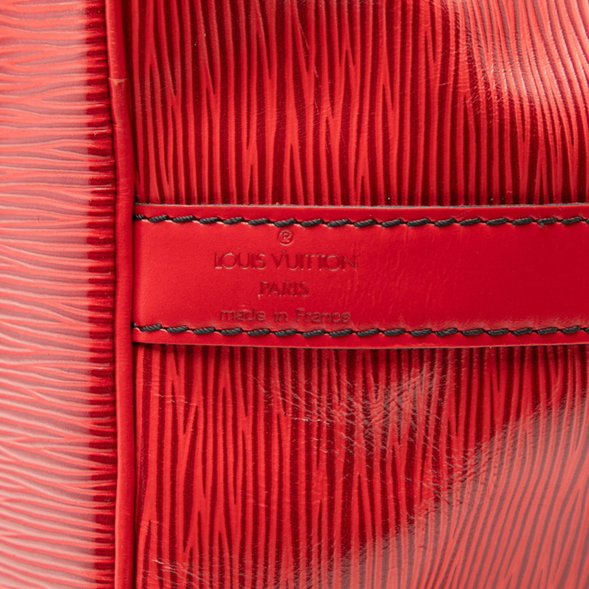 Louis Vuitton Castilian Red Leather Shoulder Bag (Pre-Owned)