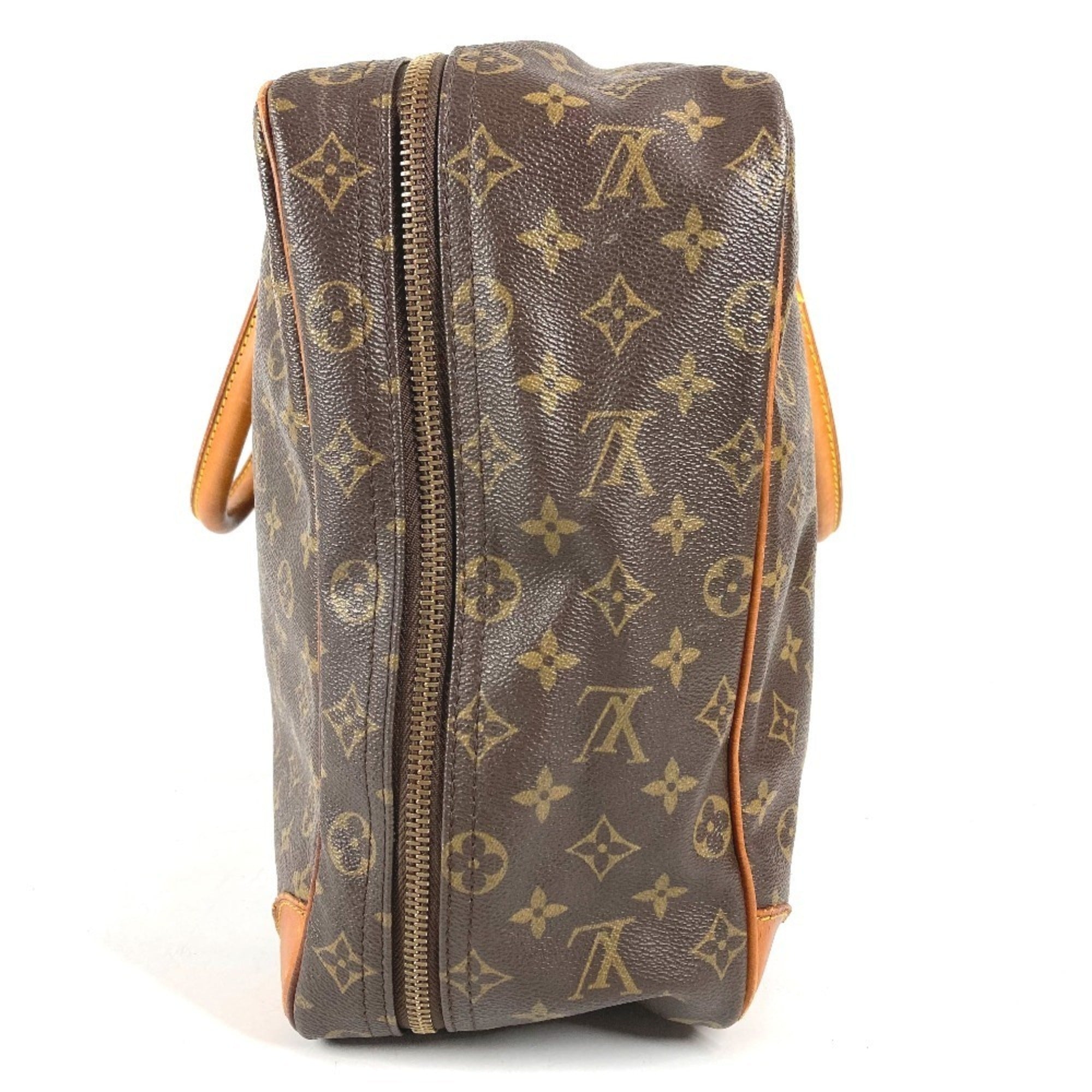 Louis Vuitton Brown Galle Monogram Monogram Boston Bag Shoulder Bag (Pre-Owned)