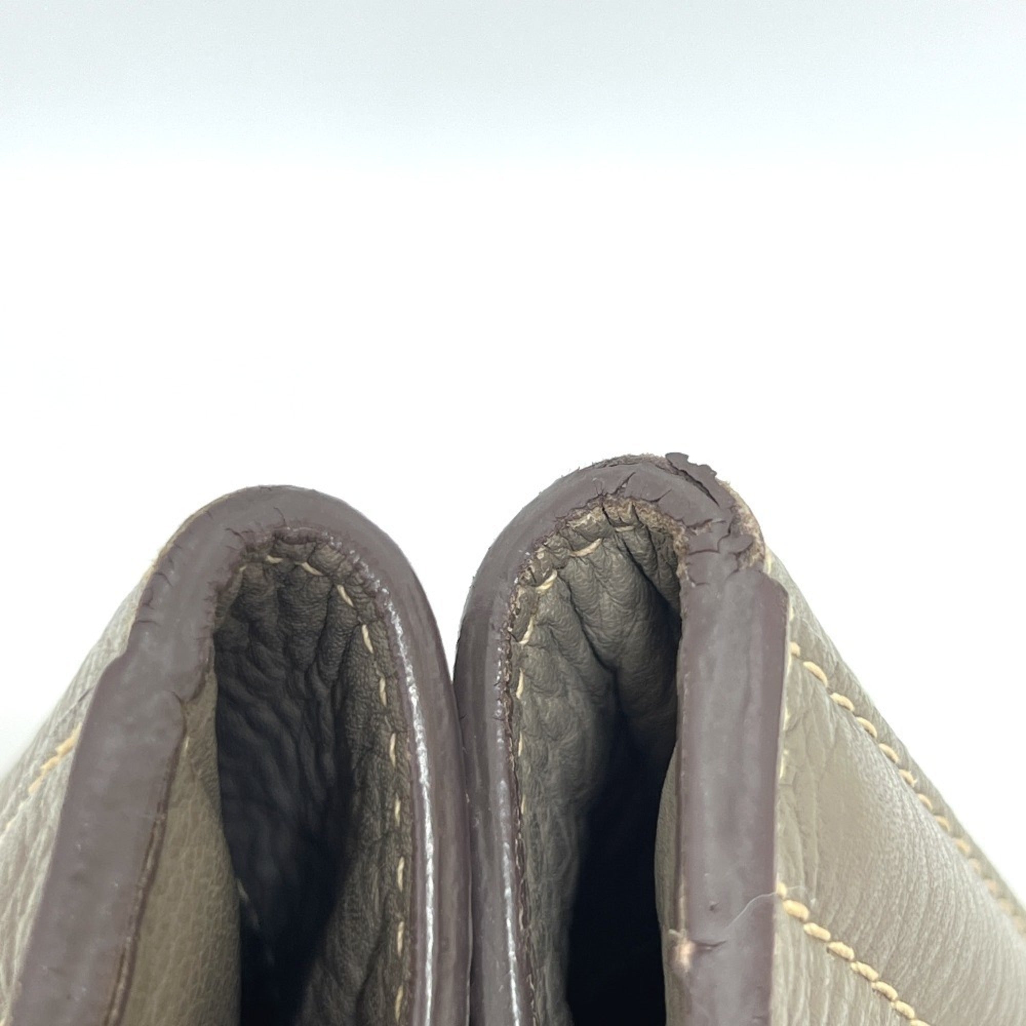 Prada Gray Canapa Handbag Tote Bag (Pre-Owned)