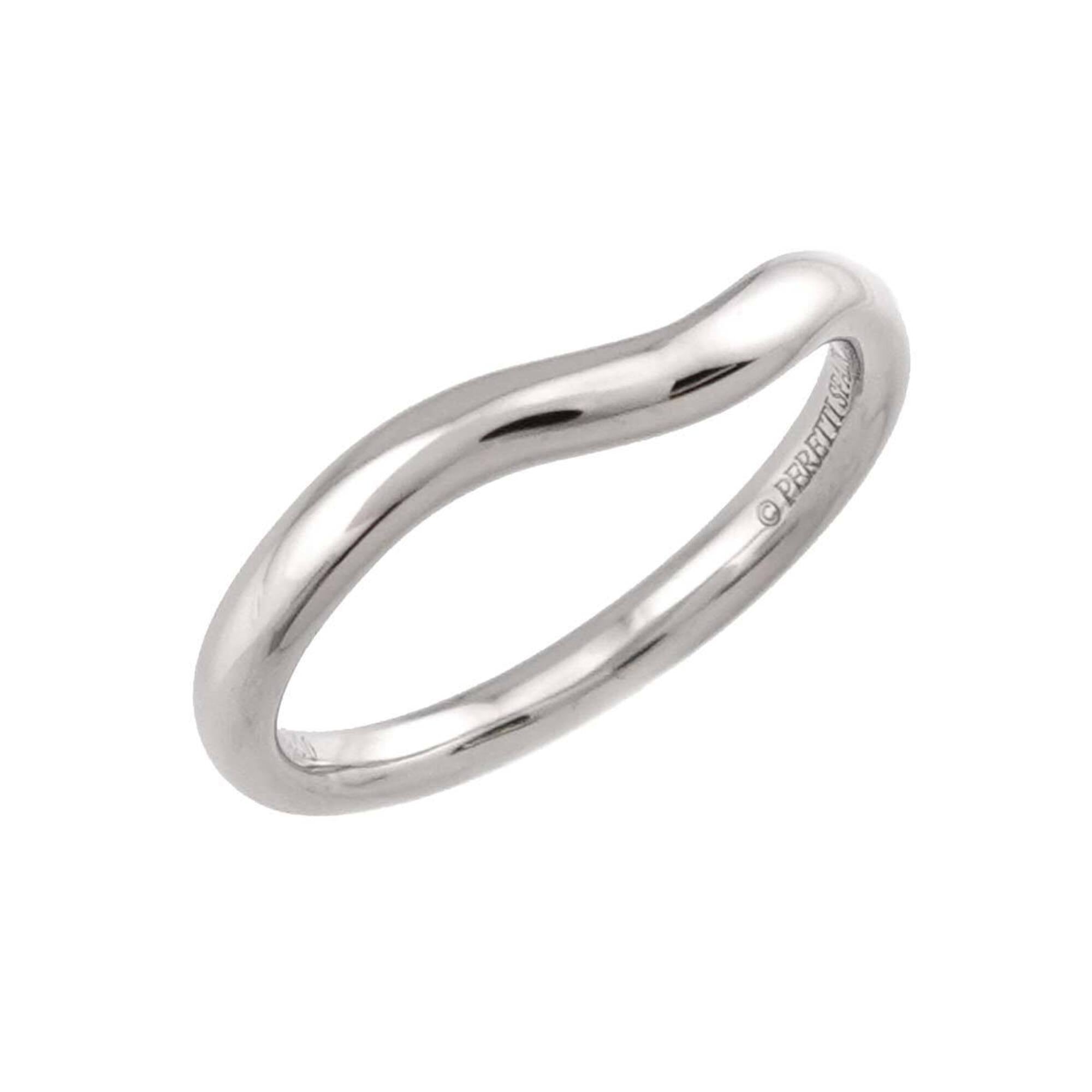 Tiffany Silver Platinum 950 Band Ring (Pre-Owned)