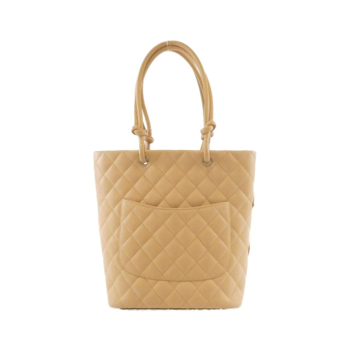 Chanel Beige Leather Handbag (Pre-Owned)