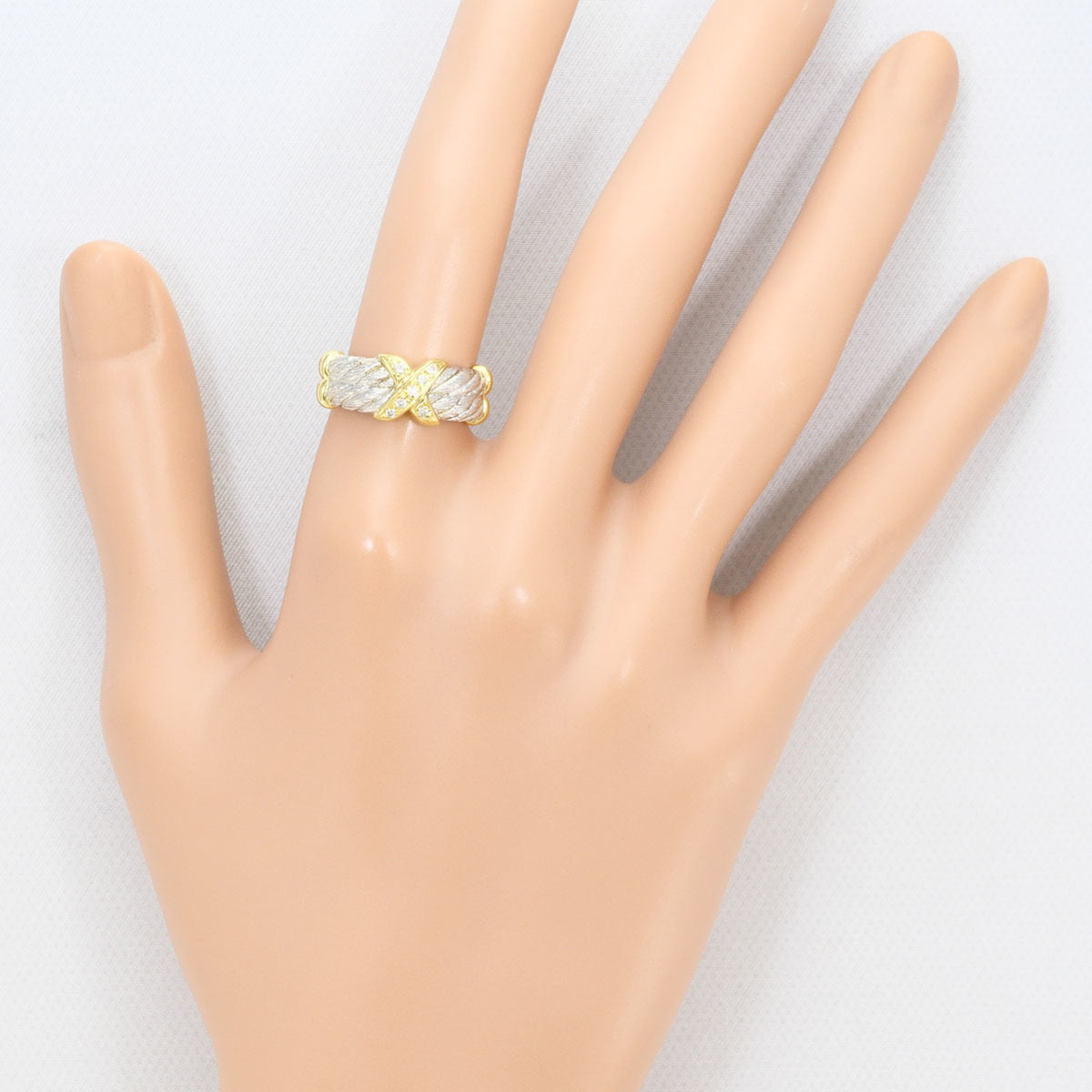 Unbranded Platinum Yellow Gold Yellow Gold (18K) Platinum 900 Band Ring (Pre-Owned)
