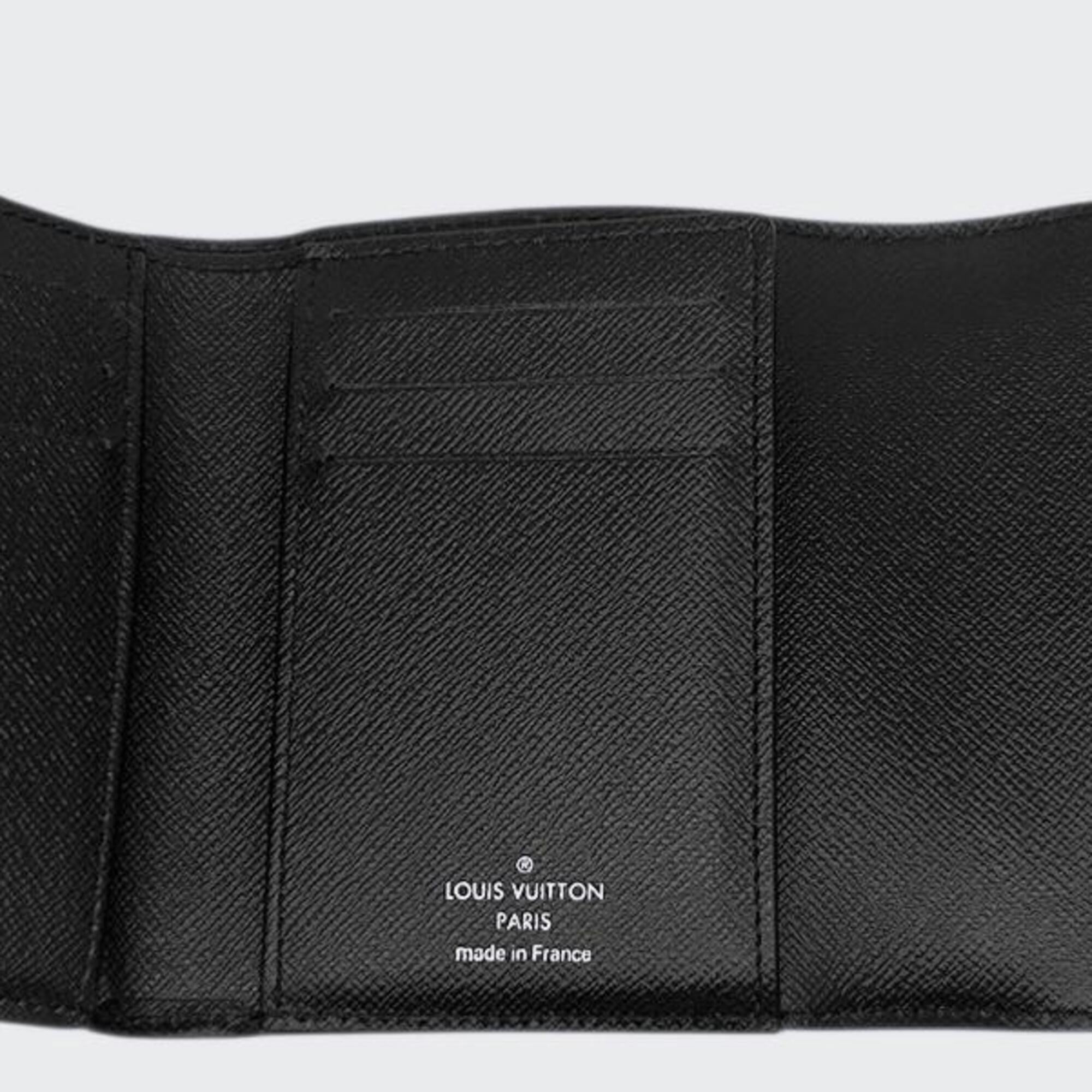 Louis Vuitton Black Epi Leather Wallet (Tri-Fold) (Pre-Owned)