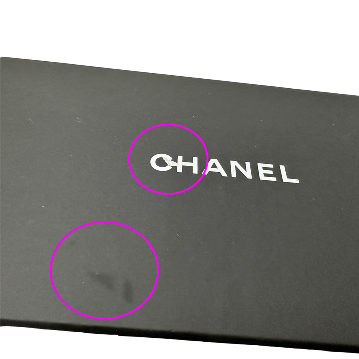Chanel Black Grained Calfskin Long Wallet (Bi-Fold) (Pre-Owned)