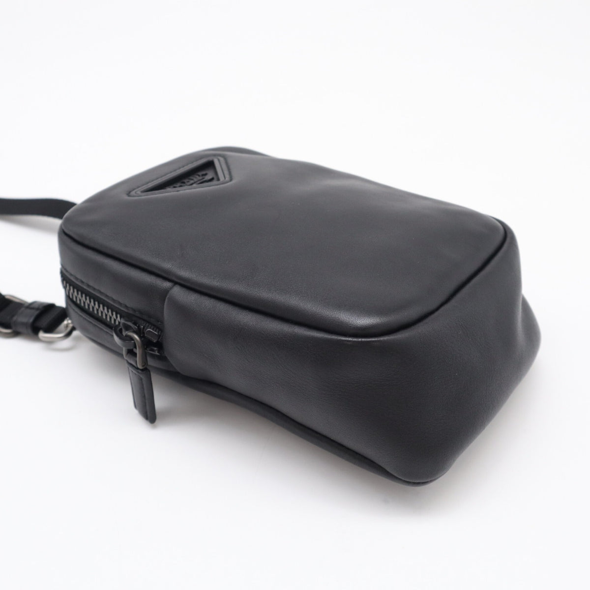 Prada Black Leather Shoulder Bag (Pre-Owned)