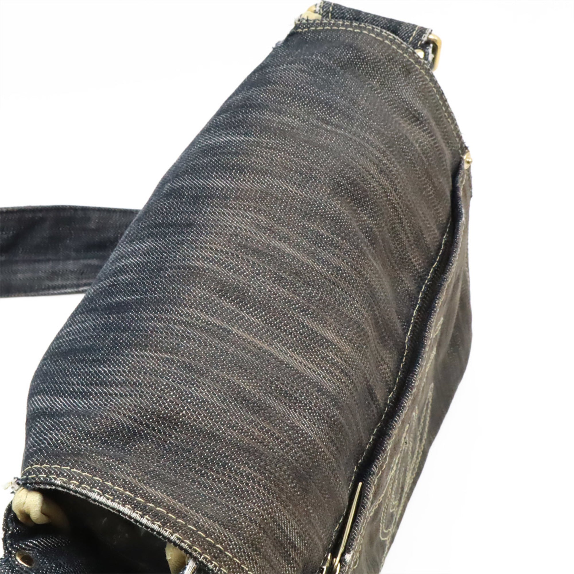 Chanel Denim Denim Shoulder Bag (Pre-Owned)