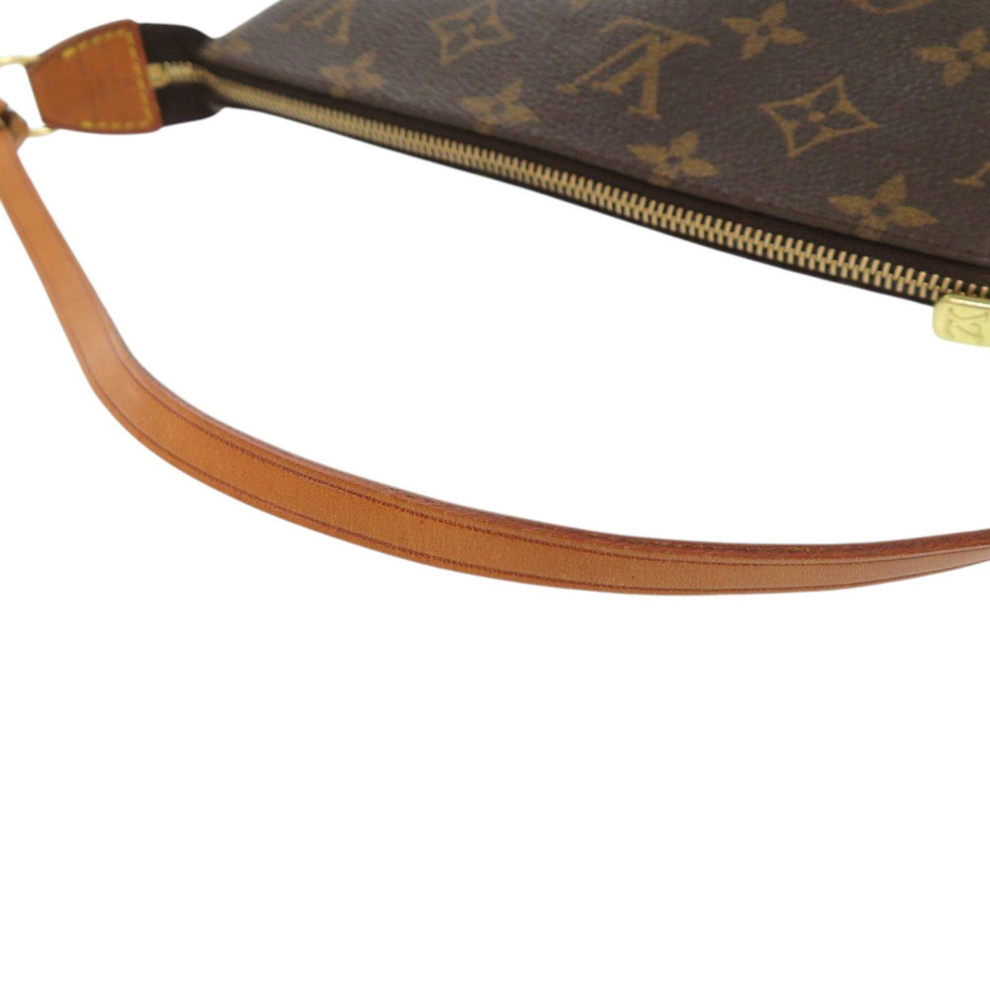 Louis Vuitton Brown Monogram Pochette Pouch (Pre-Owned)