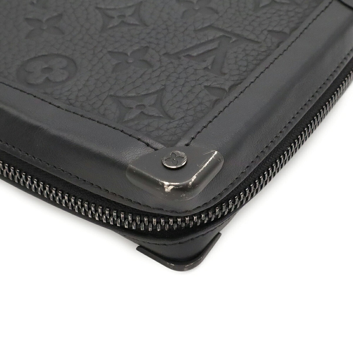 Louis Vuitton Black Monogram Clutch Bag (Pre-Owned)