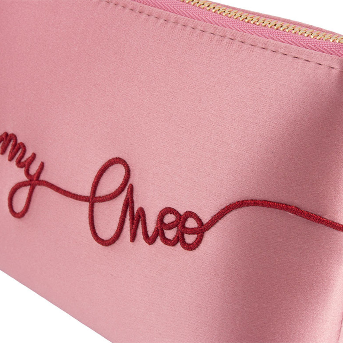 Jimmy Choo Pink Satin Pouch (Pre-Owned)