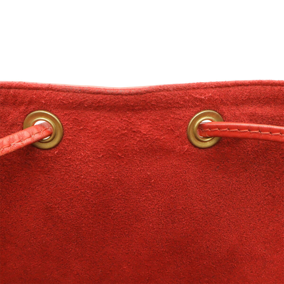 Louis Vuitton Castilian Red Red Color Epi Leather Shoulder Bag (Pre-Owned)