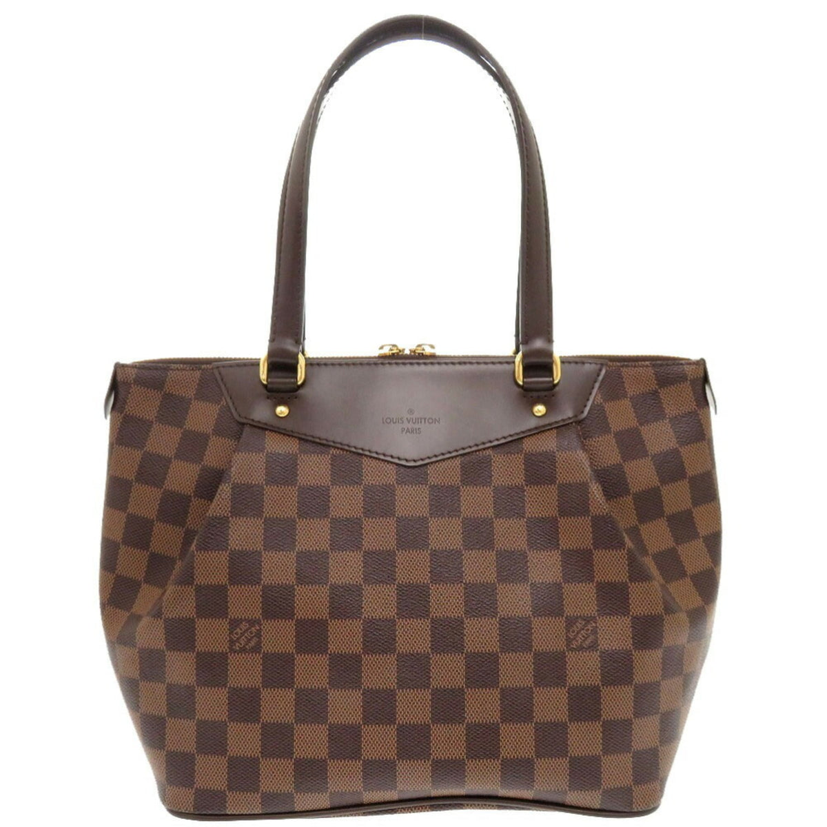 Louis Vuitton Brown Damier Canvas Handbag (Pre-Owned)