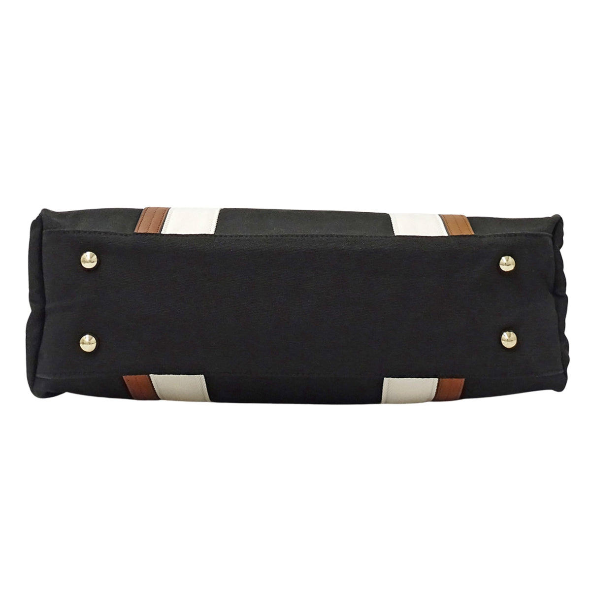 Chloé Black Canvas Shoulder Bag Tote Bag (Pre-Owned)