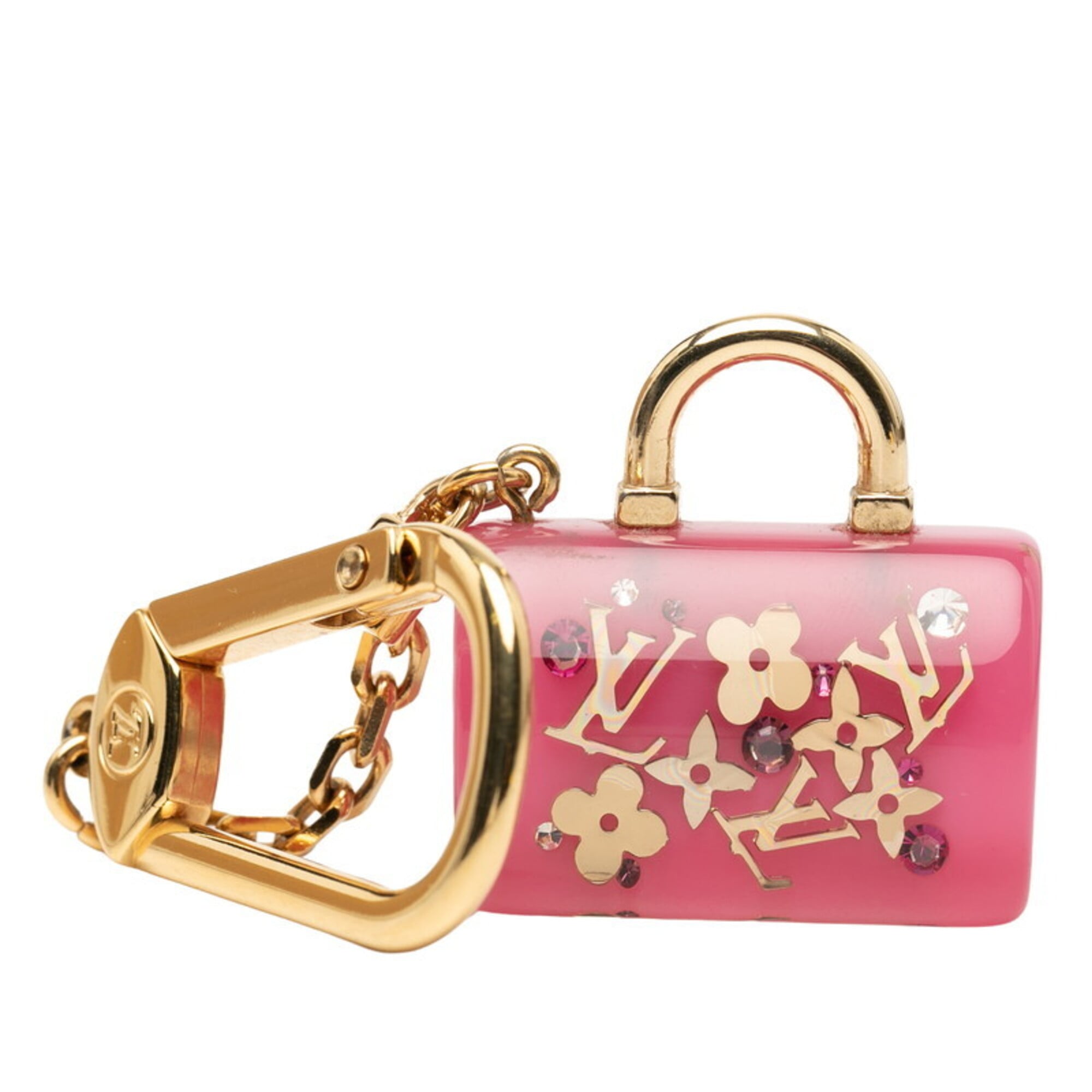 Louis Vuitton Gold Pink Plastic Handbag (Pre-Owned)