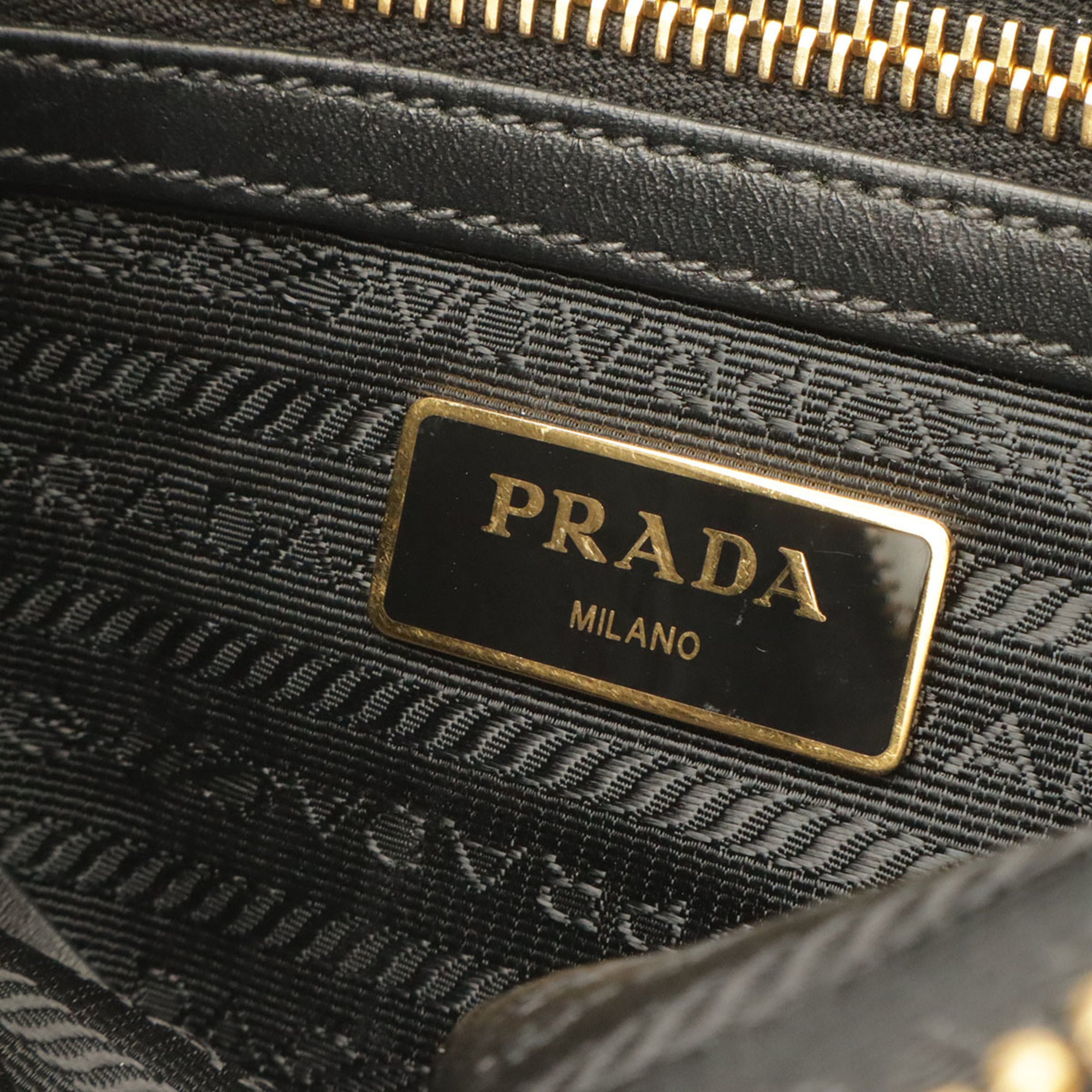 Prada Black Nero Nylon Clutch Bag Pochette Shoulder Bag (Pre-Owned)
