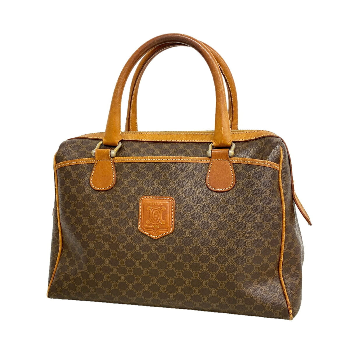 Celine Brown Pvc Handbag (Pre-Owned)