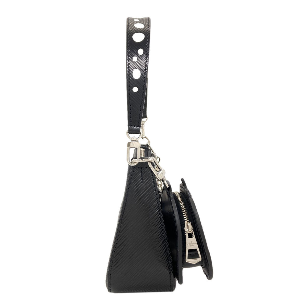 Louis Vuitton Blanc Noir Epi Leather Handbag (Pre-Owned)