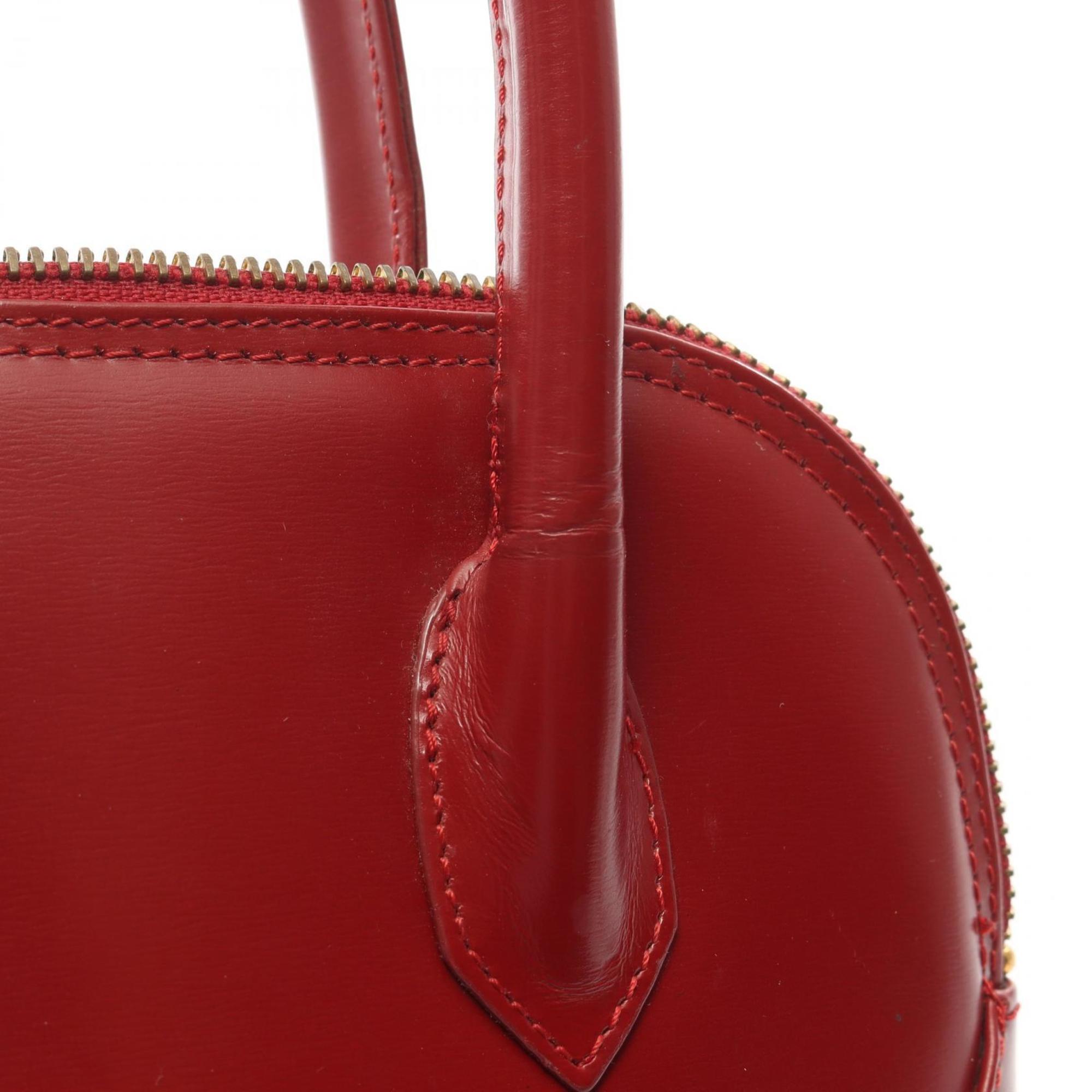 Yves Saint Laurent Red Color Leather Handbag (Pre-Owned)