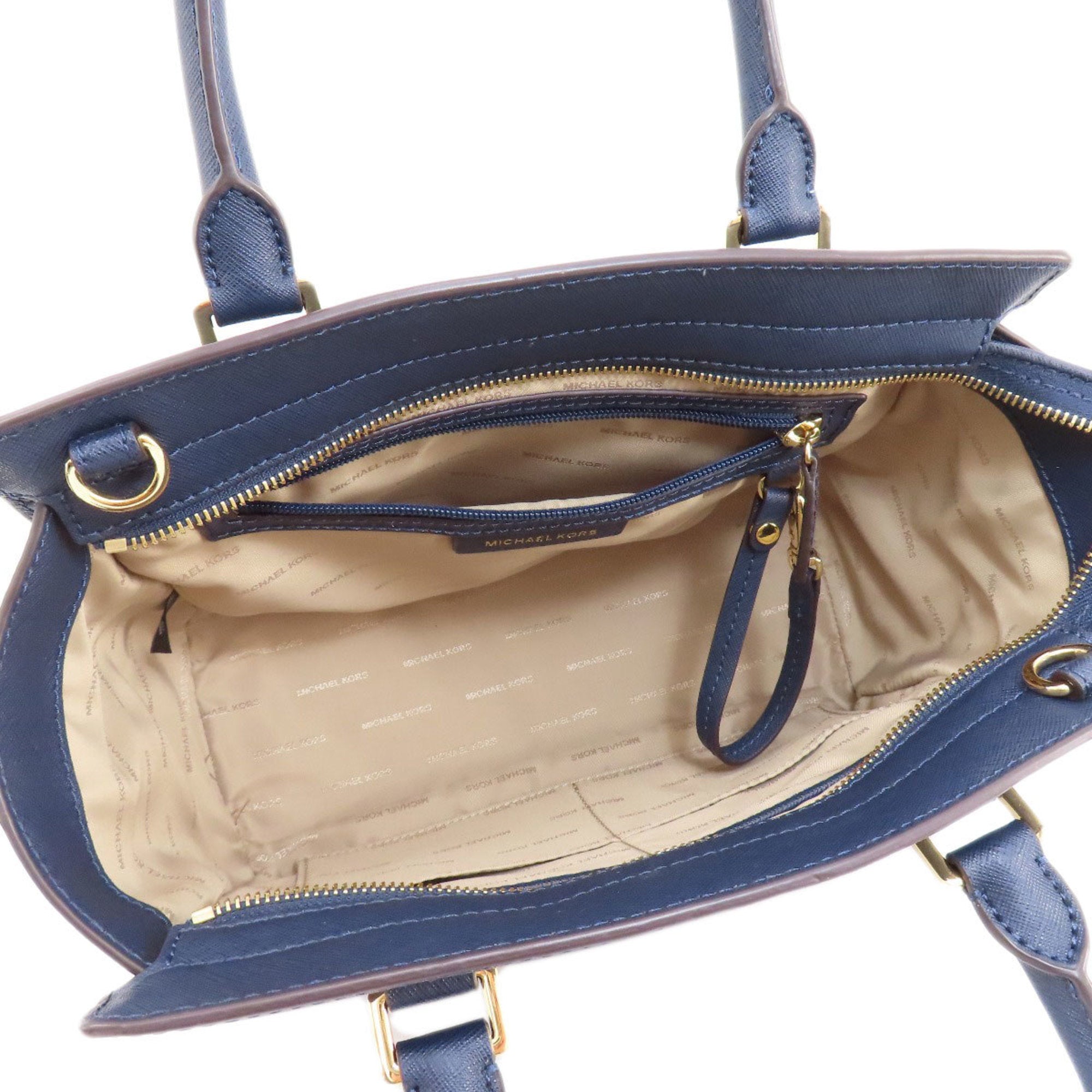 Michael Kors Navy Pvc Handbag (Pre-Owned)