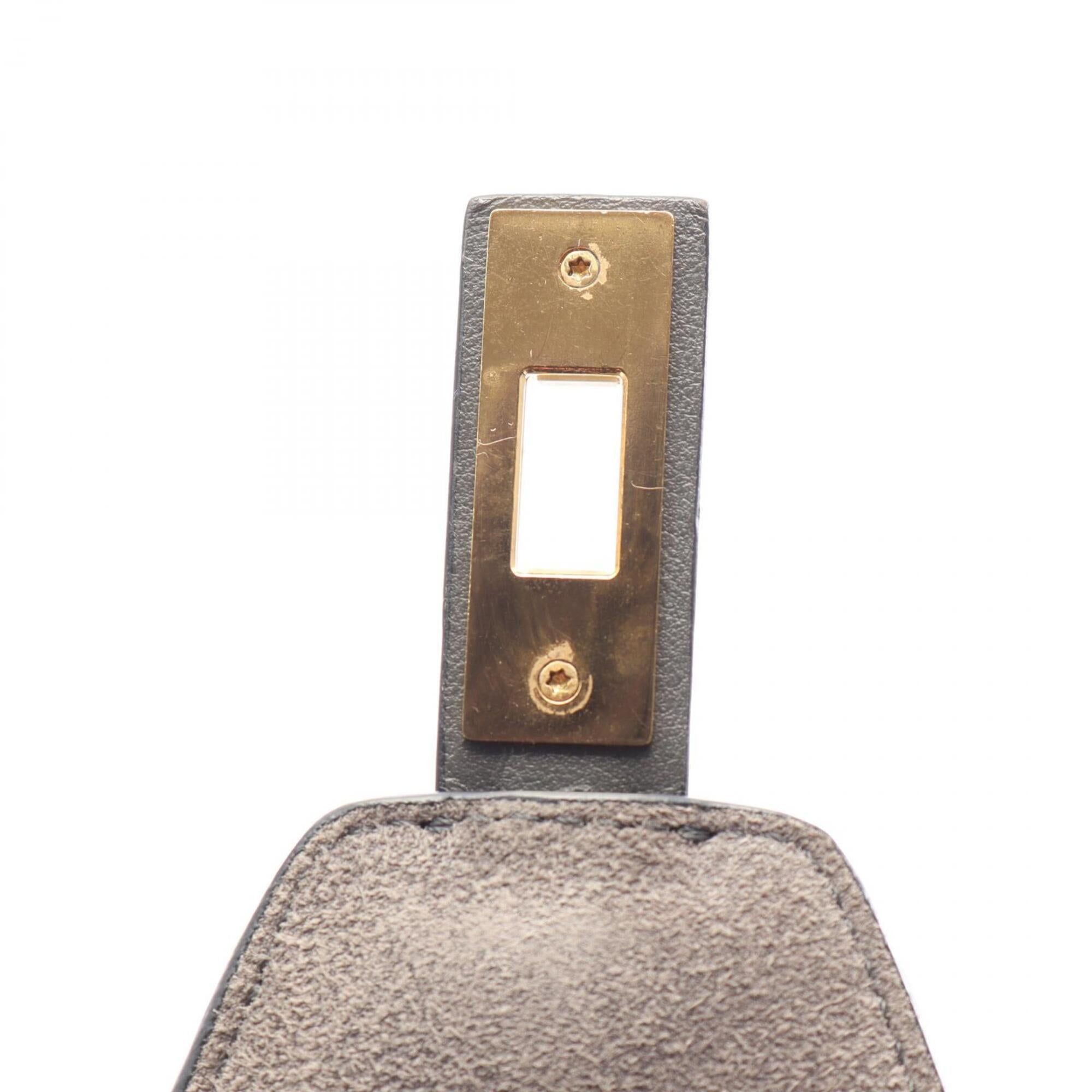 Celine Gray Leather Handbag Shoulder Bag (Pre-Owned)
