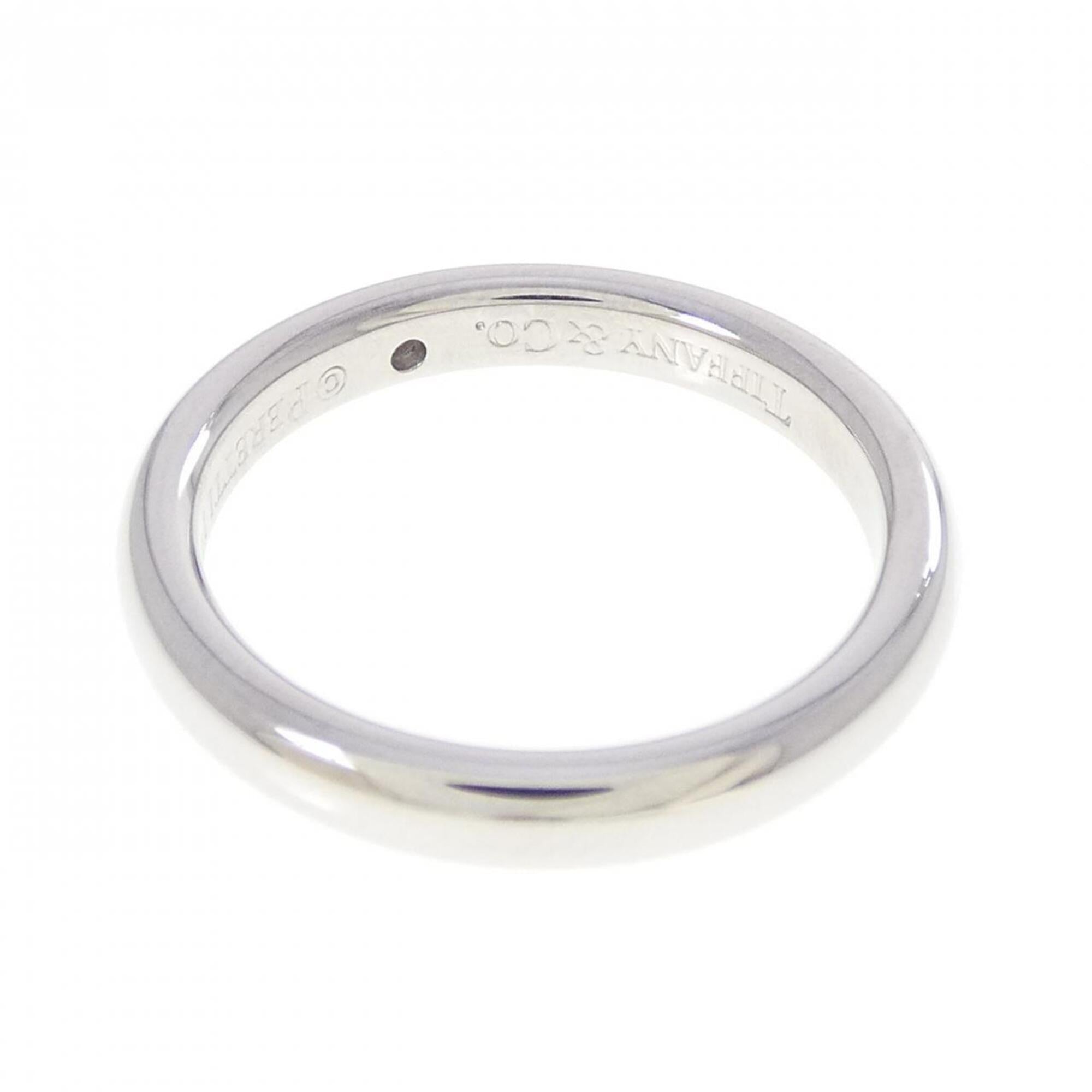 Tiffany Platinum Platinum 950 Band Ring (Pre-Owned)