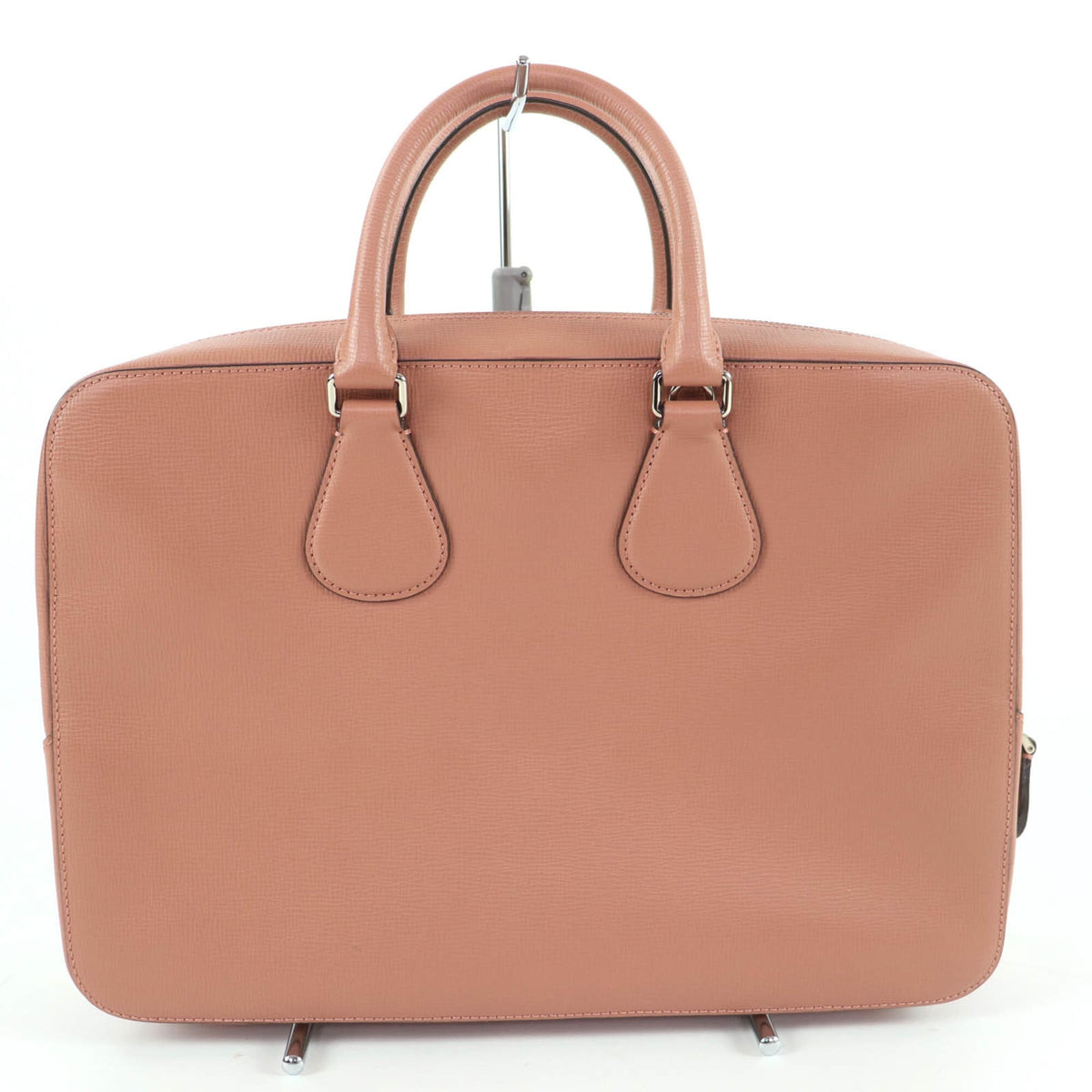 Bally Pink Leather Briefcase Handbag Shoulder Bag (Pre-Owned)