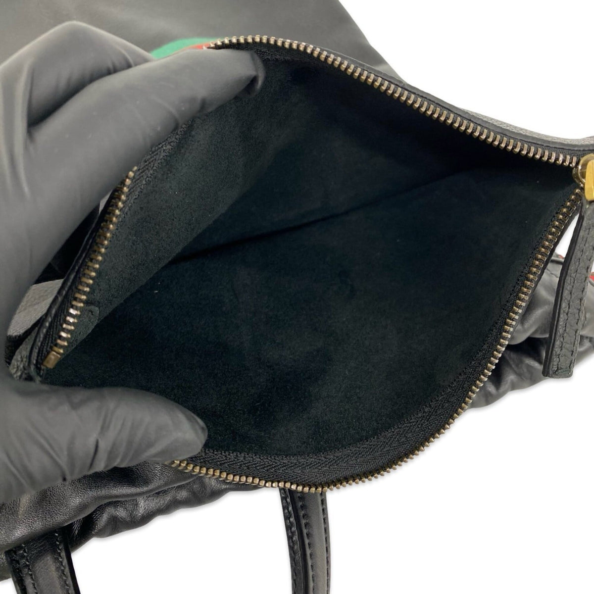 Gucci Black Leather Backpack (Pre-Owned)
