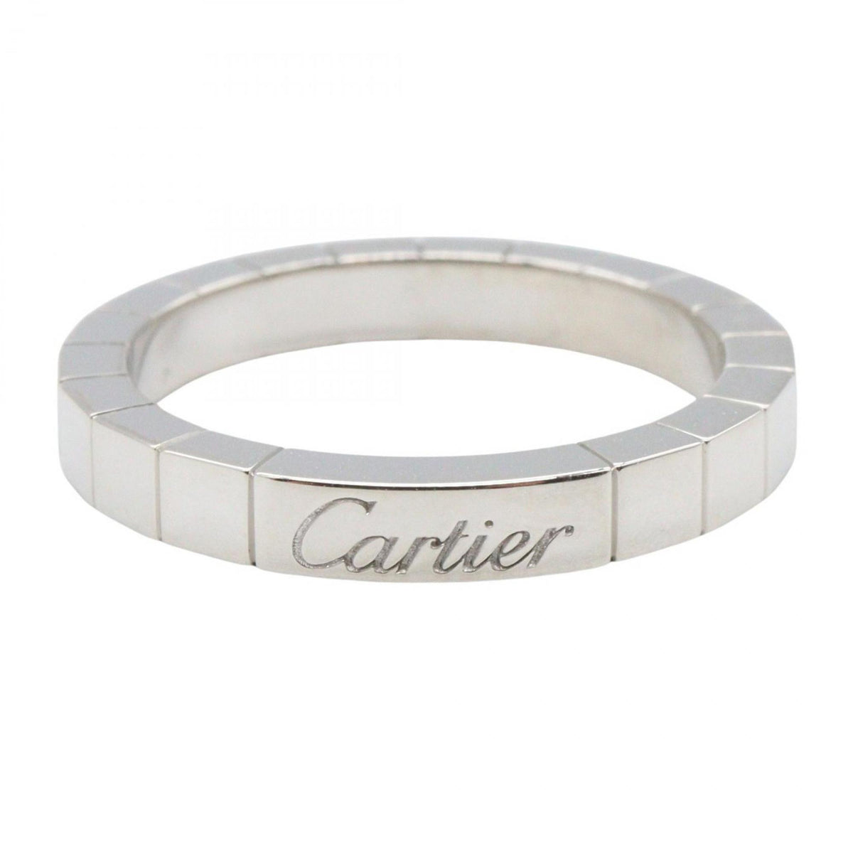 Cartier White Gold White Gold (18K) Band Ring (Pre-Owned)