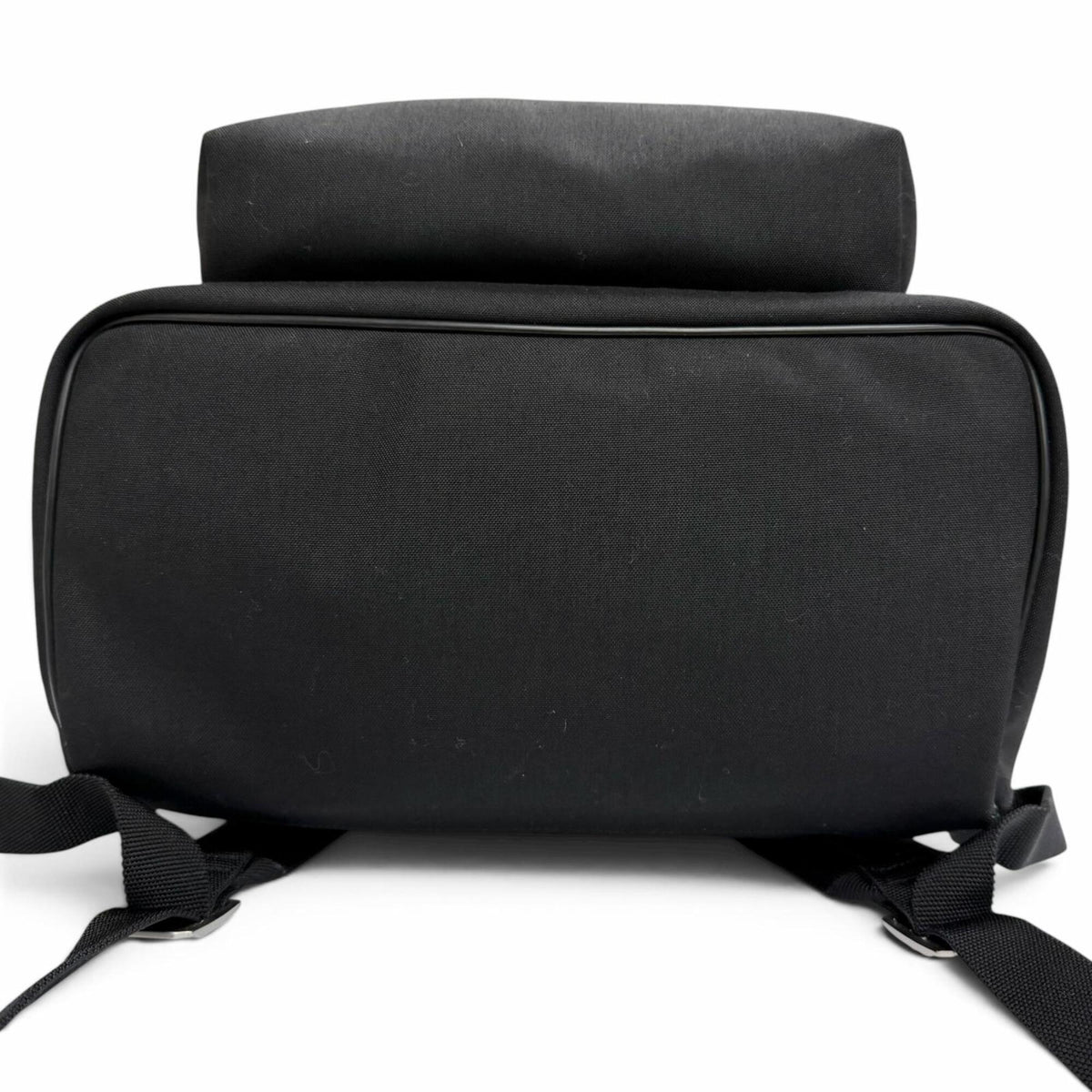 Saint Laurent Black Canvas Leather Backpack (Pre-Owned)