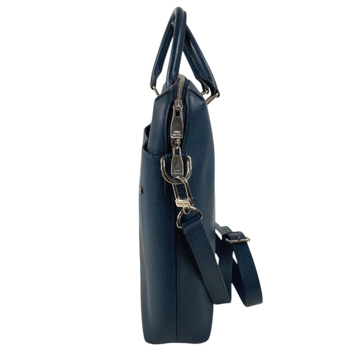 Louis Vuitton Blue Ocean Taiga Leather Leather Shoulder Bag Tote Bag (Pre-Owned)
