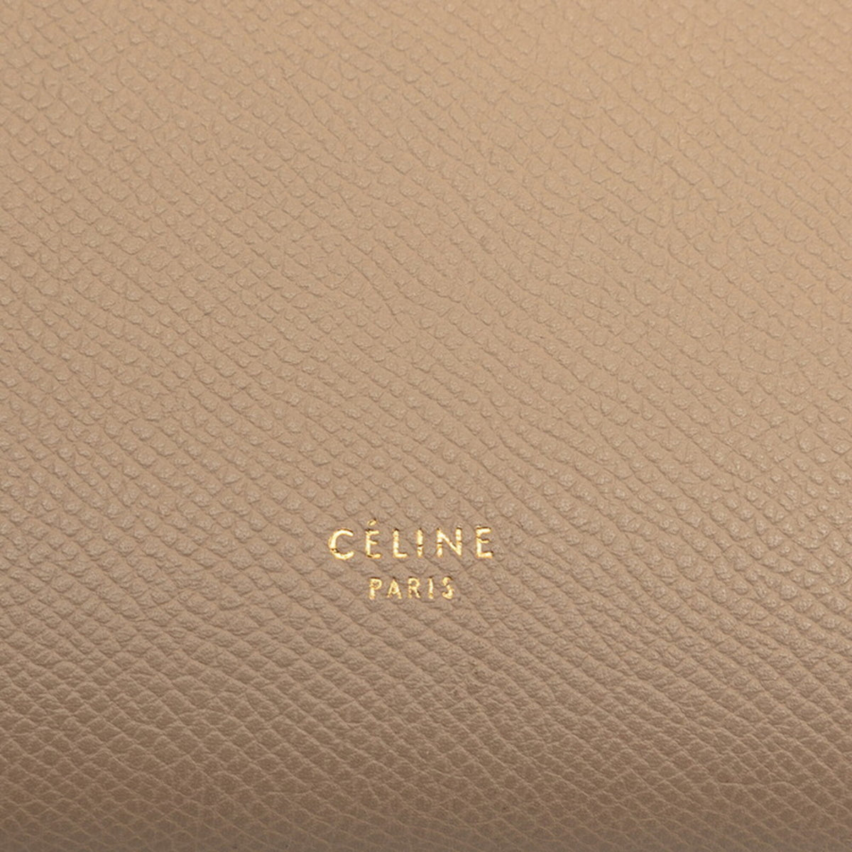 Celine Beige Leather Handbag Shoulder Bag (Pre-Owned)