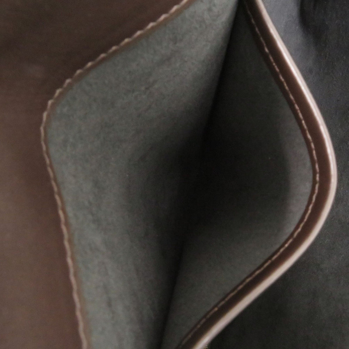 Dunhill Brown Leather Clutch Bag (Pre-Owned)