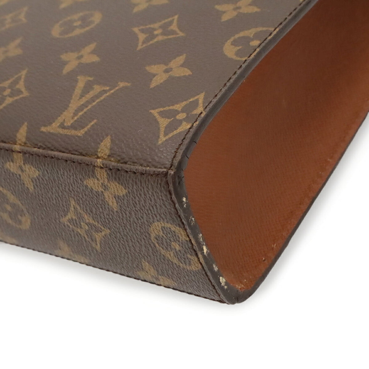 Louis Vuitton Brown Monogram Canvas Handbag (Pre-Owned)