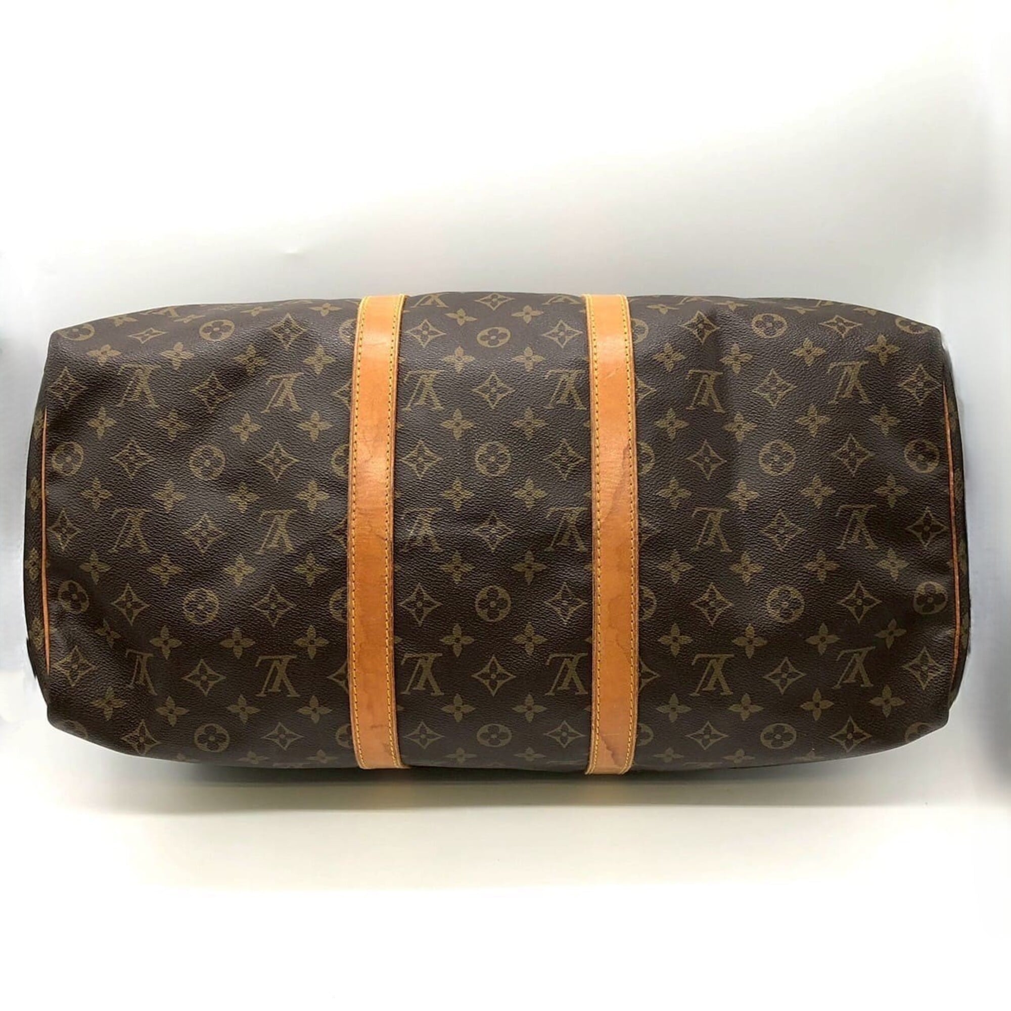 Louis Vuitton Brown Monogram Canvas Boston Bag (Pre-Owned)