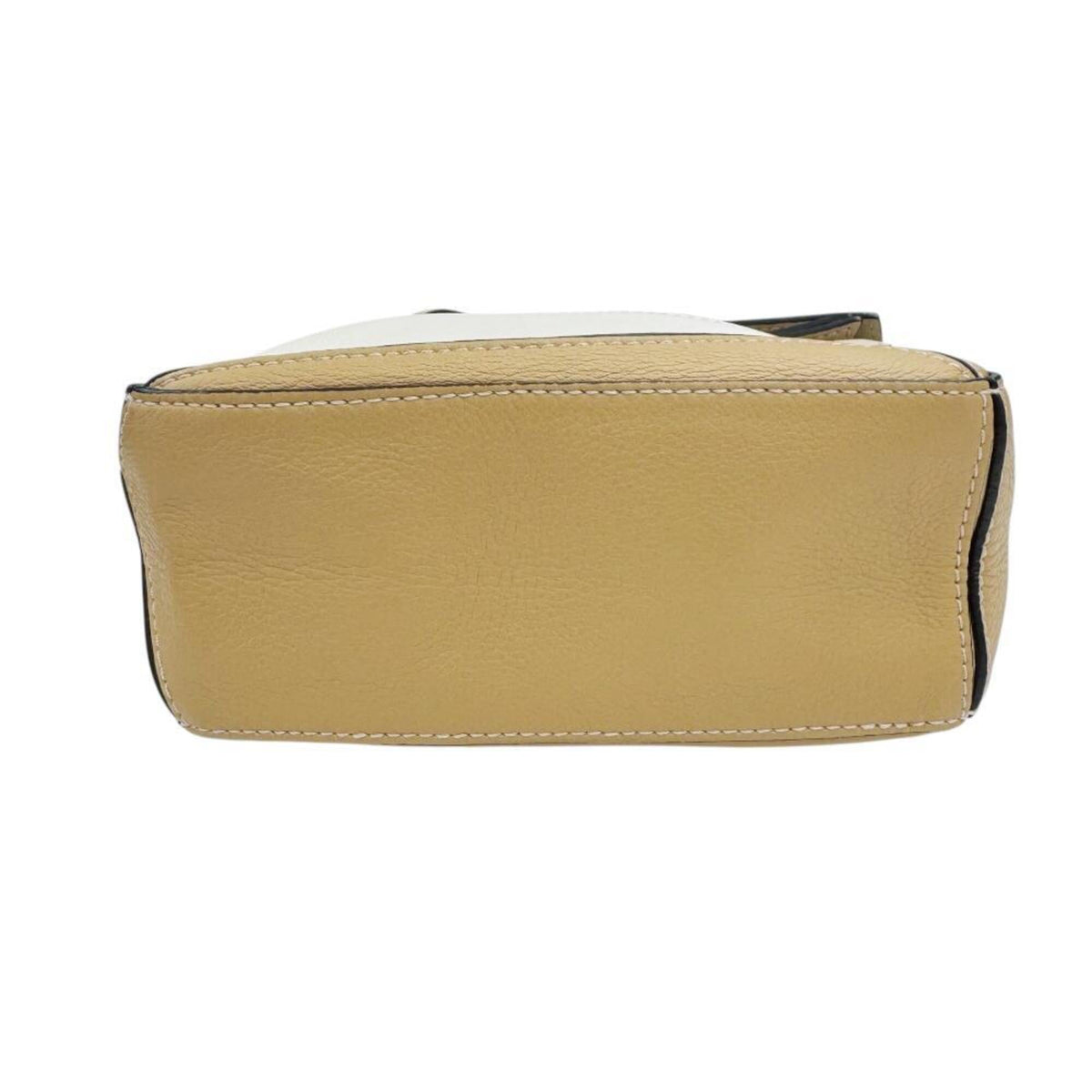 Loewe Beige Leather Handbag Shoulder Bag (Pre-Owned)