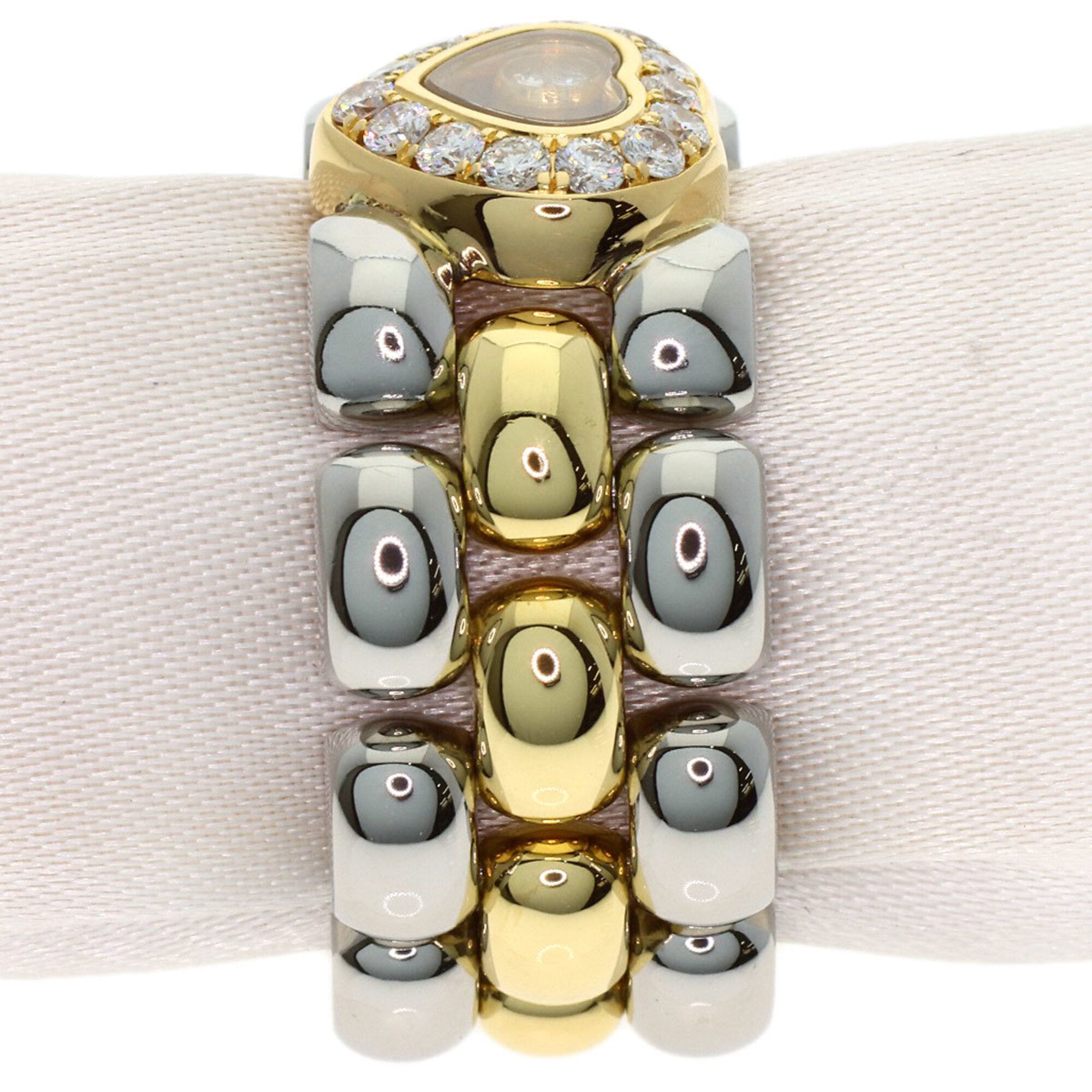 Chopard Yellow Gold (18K) Stainless Steel Band Ring (Pre-Owned)