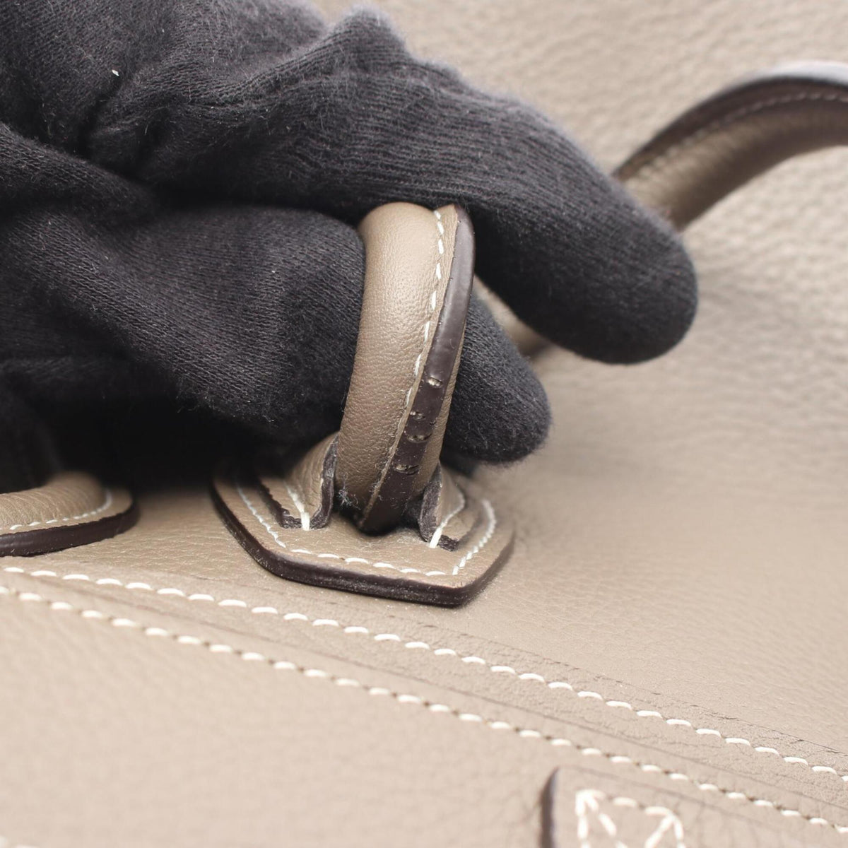 Celine Gray Leather Handbag (Pre-Owned)