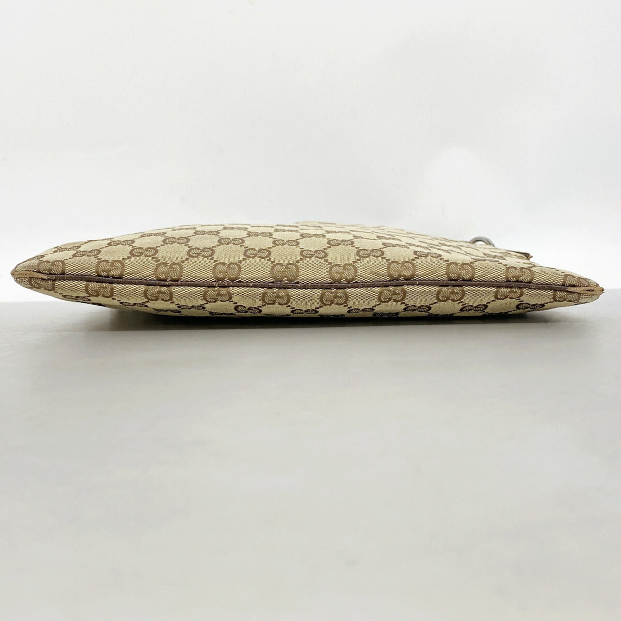 Gucci Beige Canvas Shoulder Bag (Pre-Owned)