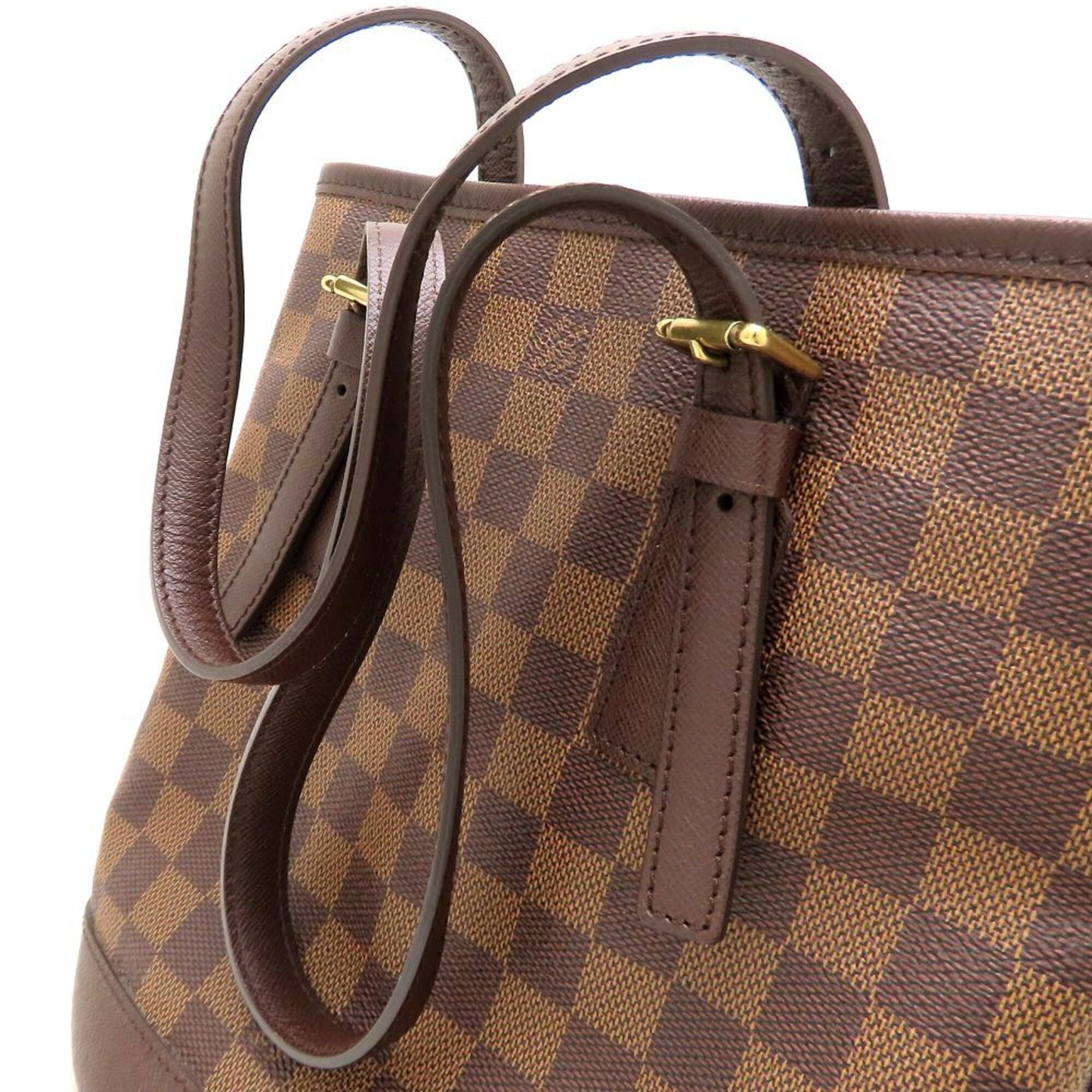 Louis Vuitton Ebene Damier Canvas Shoulder Bag (Pre-Owned)