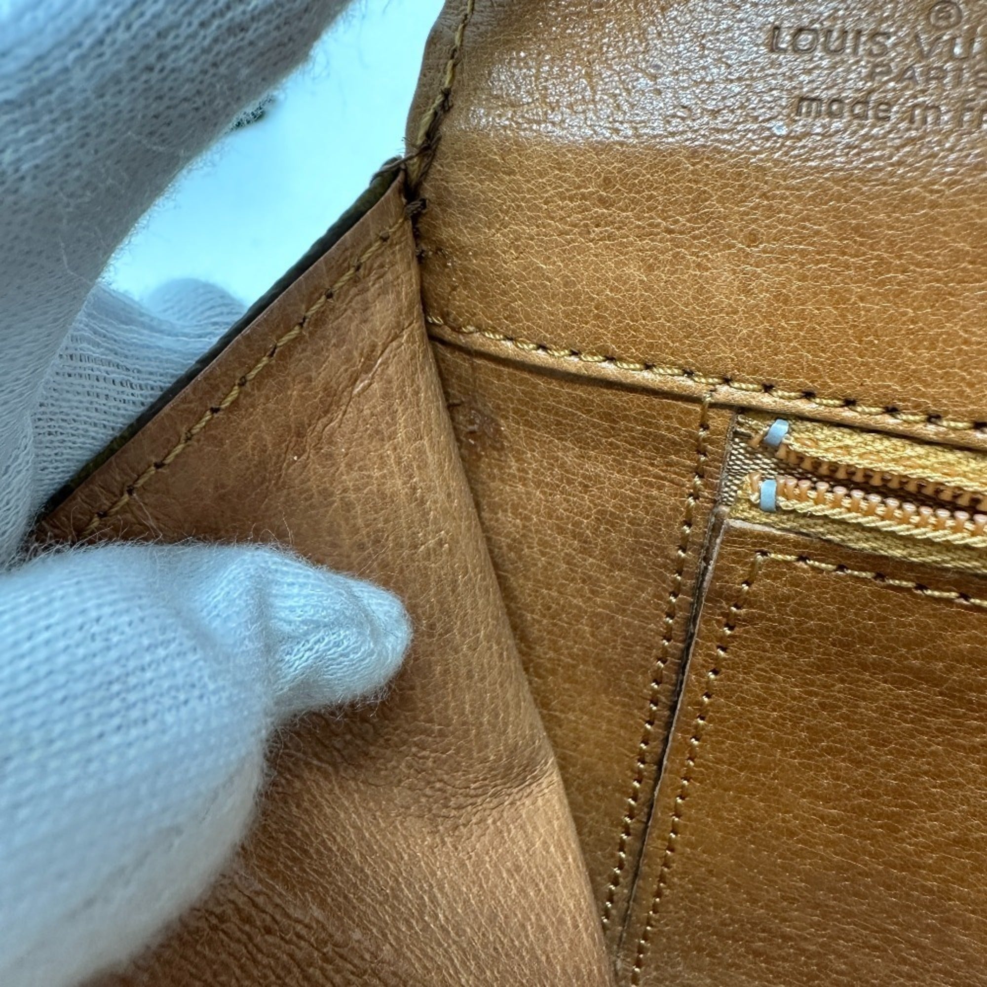 Louis Vuitton Brown Monogram Clutch Bag Pochette (Pre-Owned)